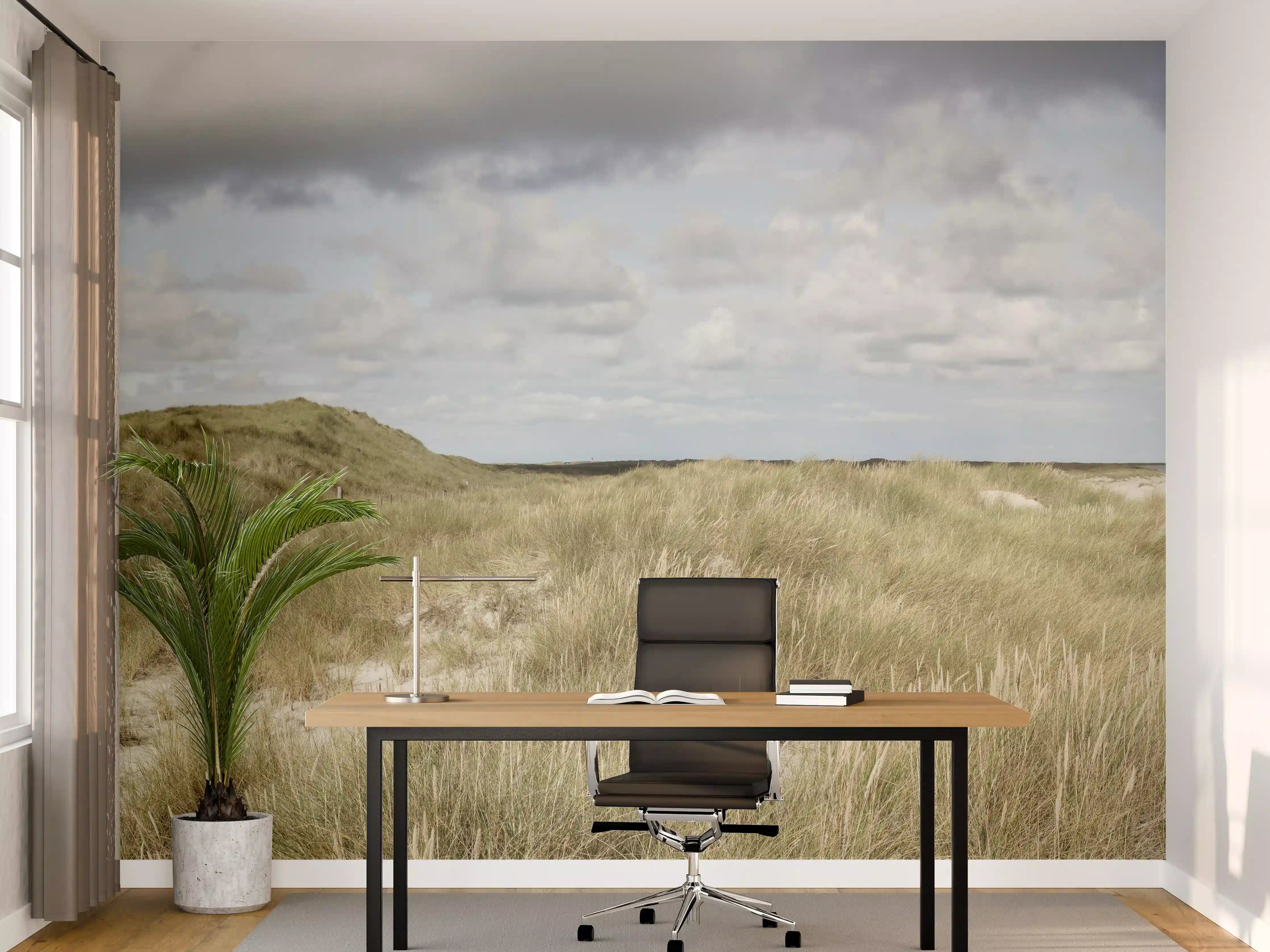 Büro Wandgestaltung - Leuchtturm in der Küstenlandschaft