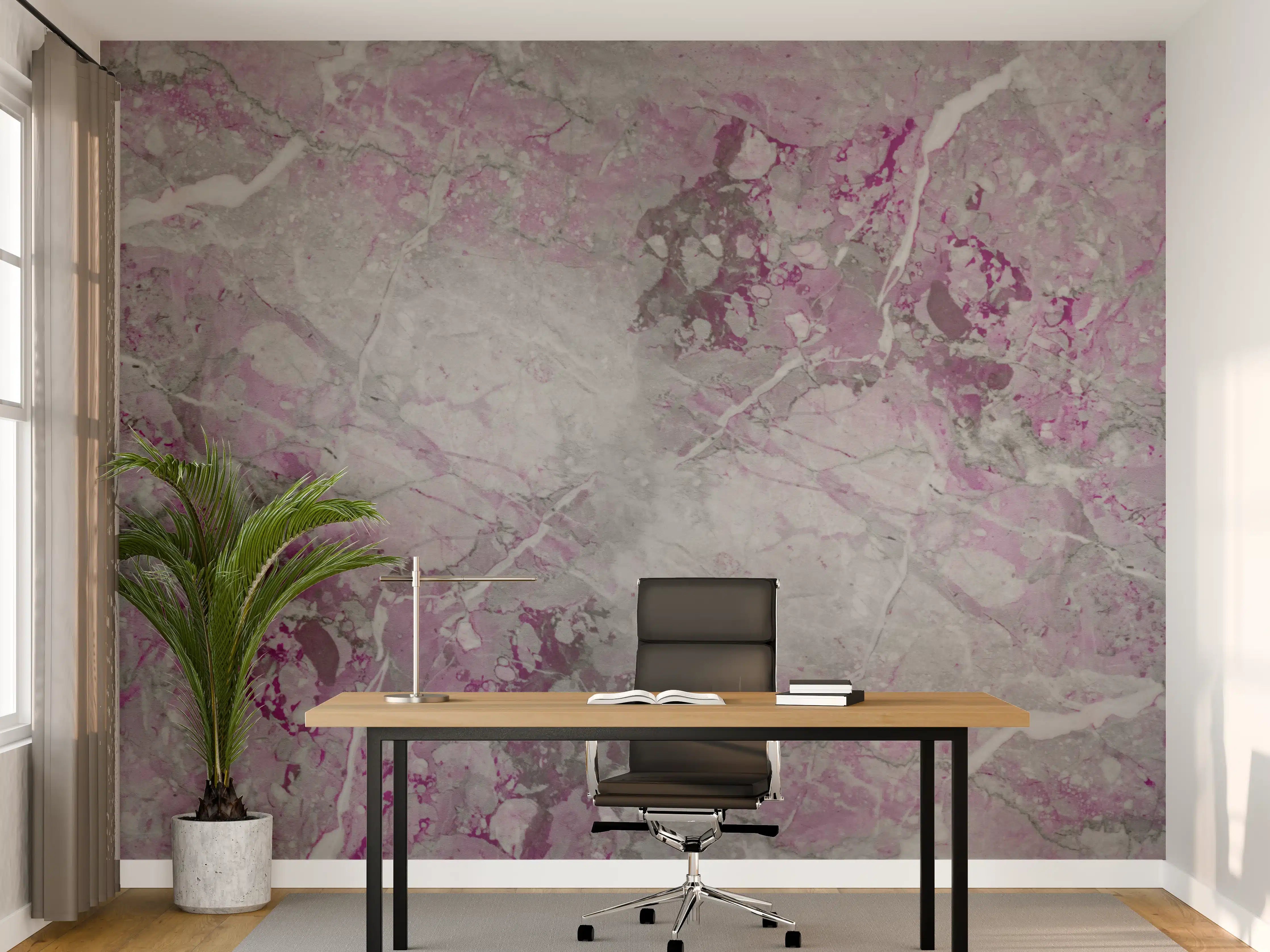Büro Wandgestaltung - Lila fleckige Marmor Hintergrund