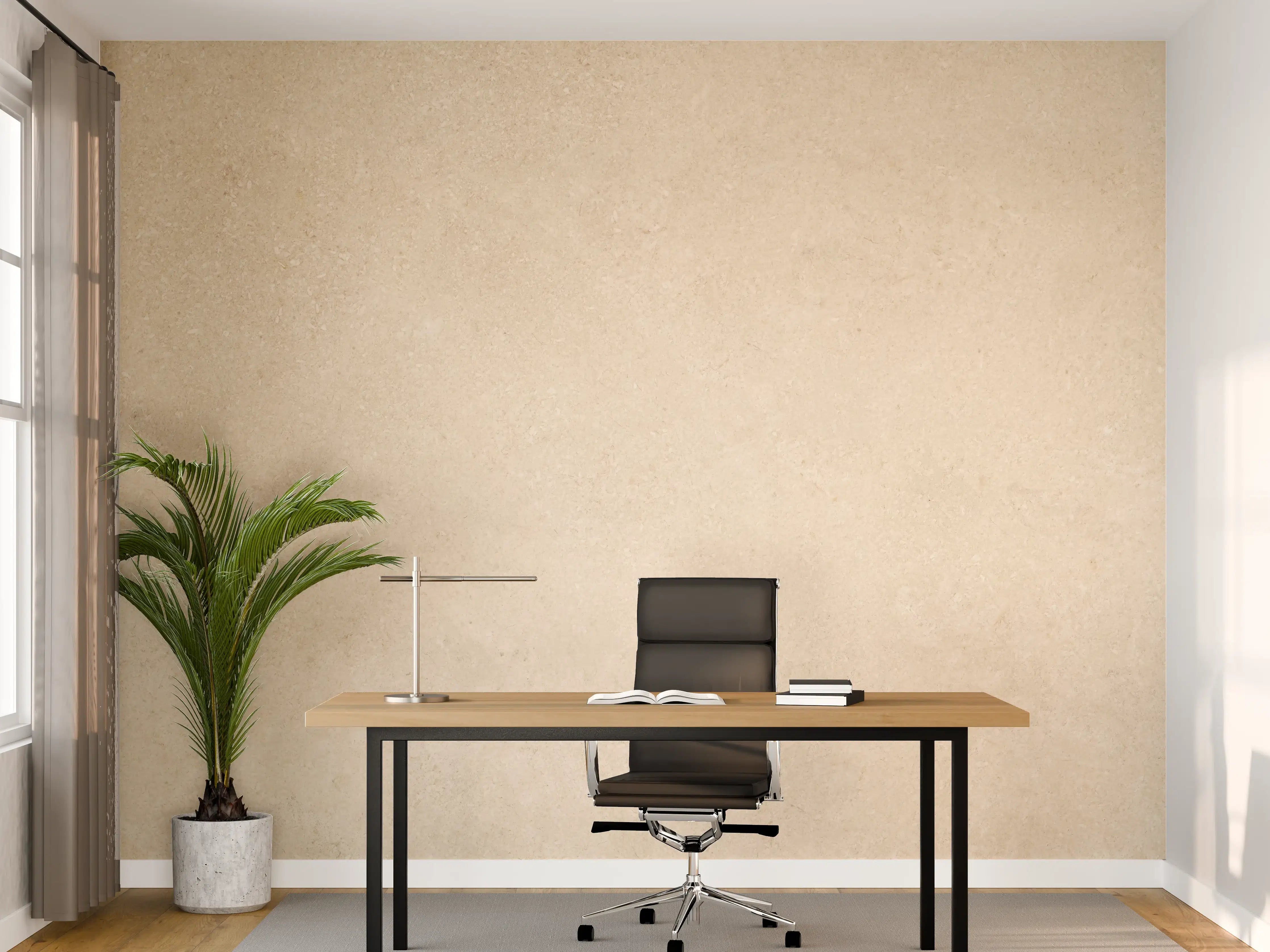 Büro Wandgestaltung - Limestone Marble Cream Texture