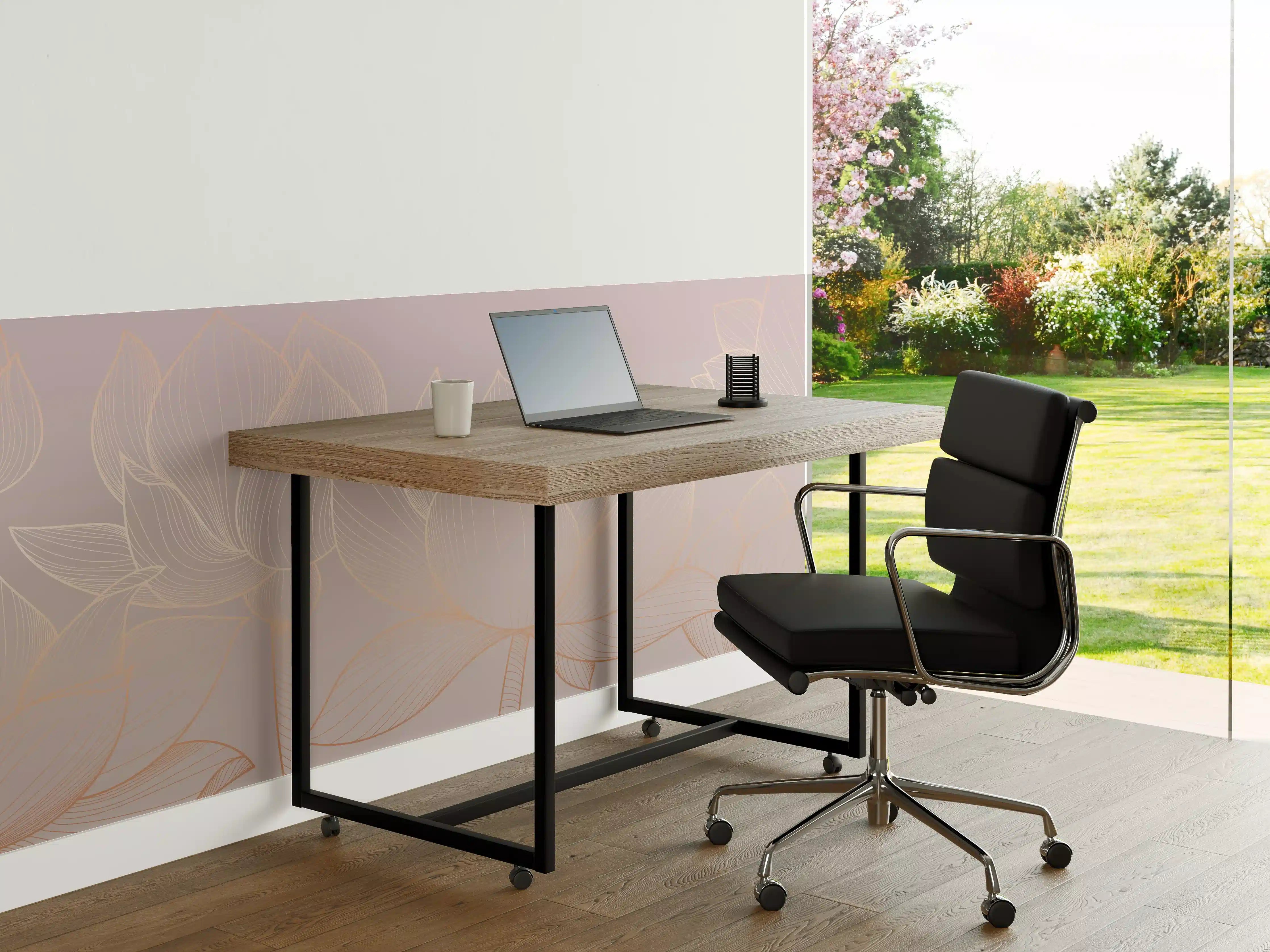 Büro Wandgestaltung - Lotus-Lineart Pastelltöne