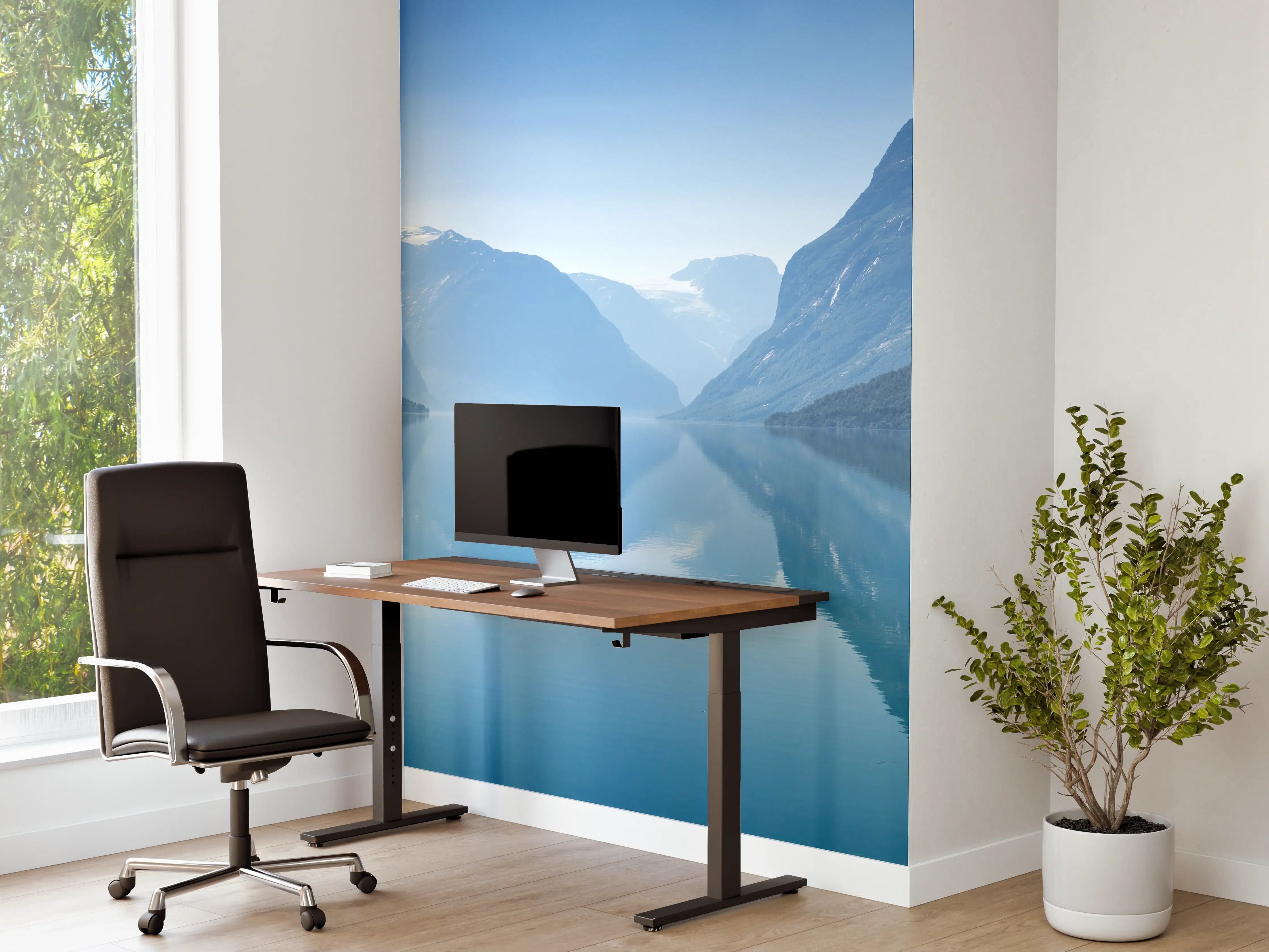 Büro Wandgestaltung - Lovatnet See - Norwegen