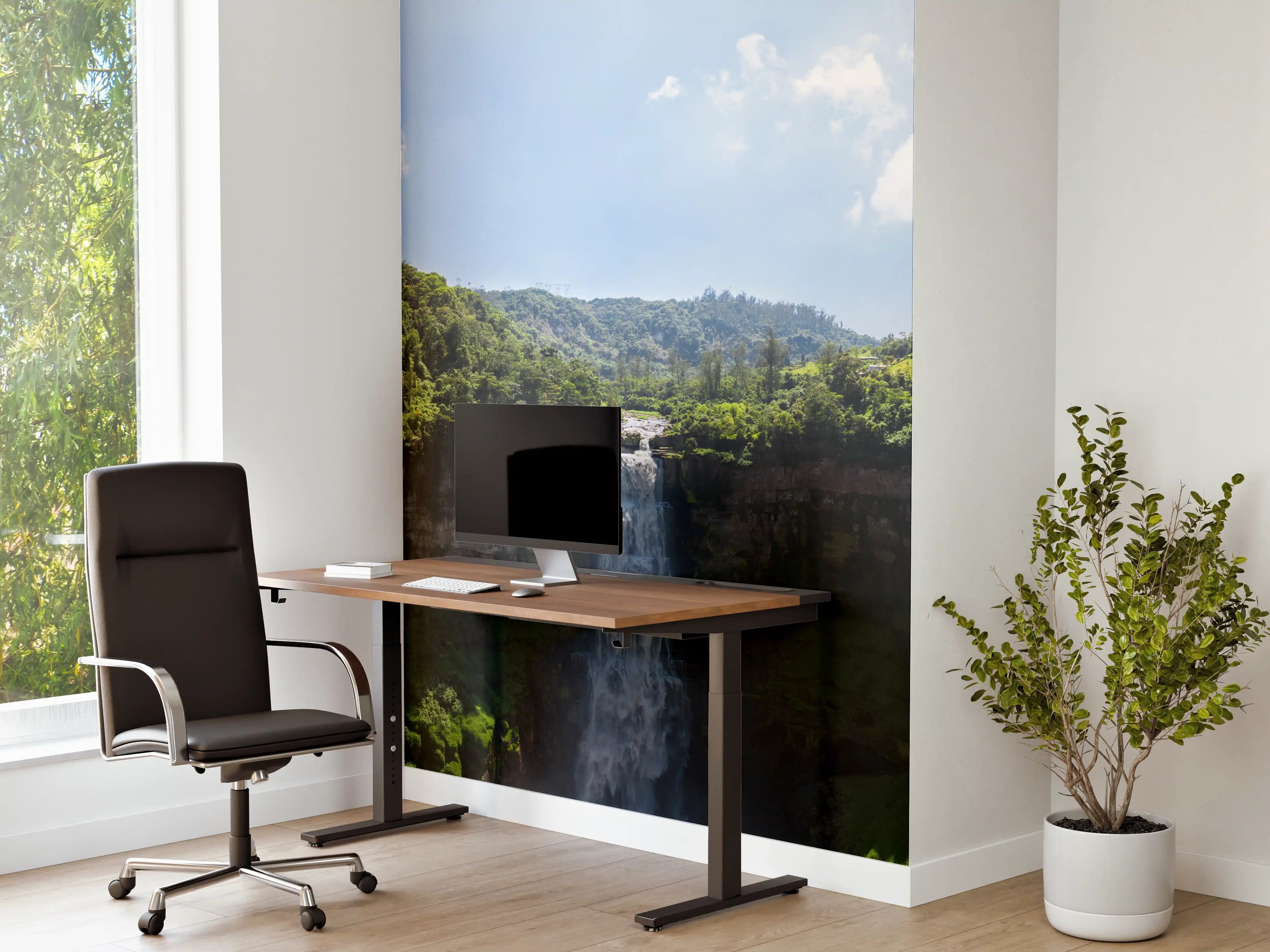 Büro Wandgestaltung - Luftaufnahme von El Salto de Tequendama