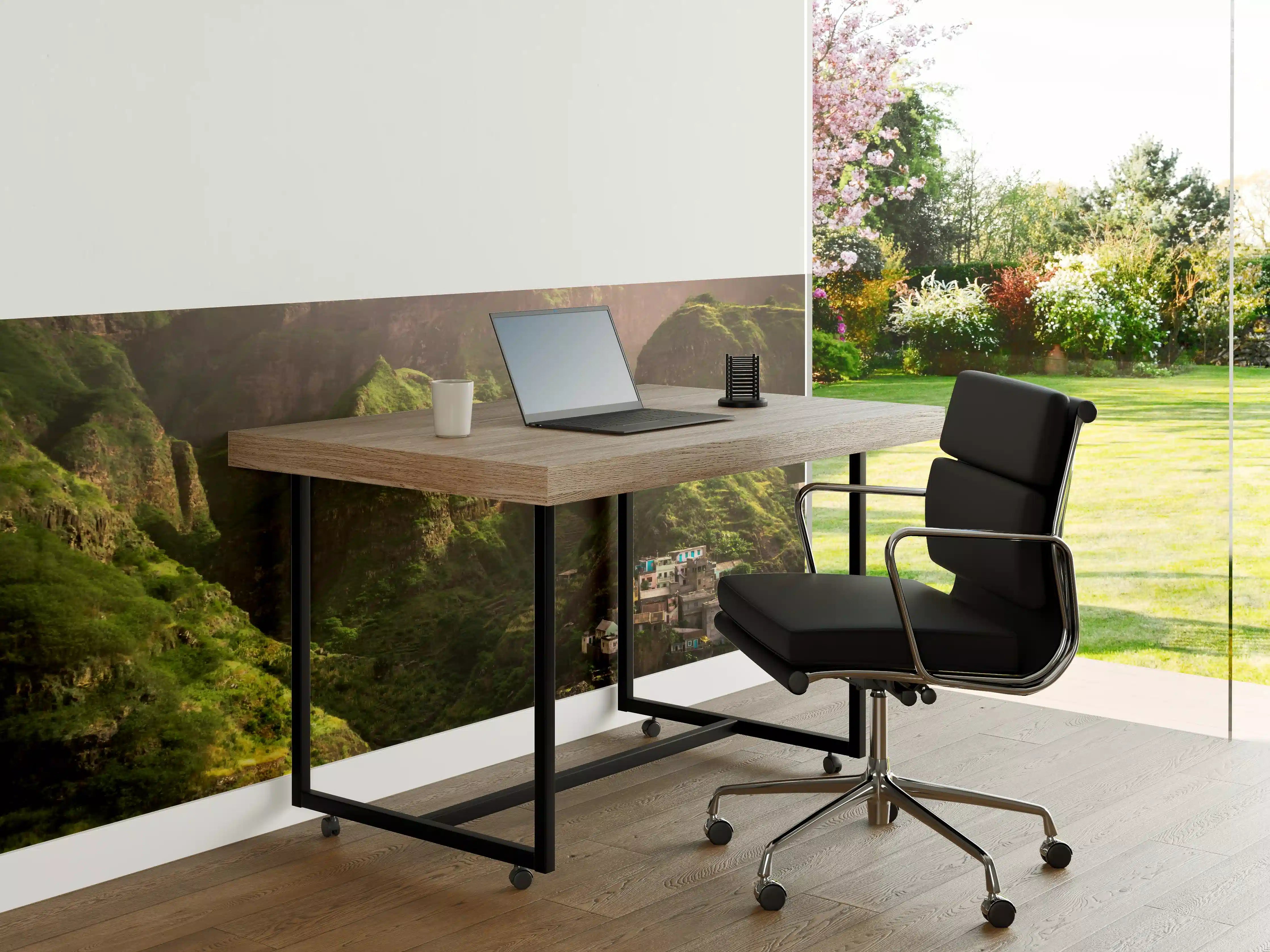Büro Wandgestaltung - Luftaufnahme von Fontainhas - Kabo Verde