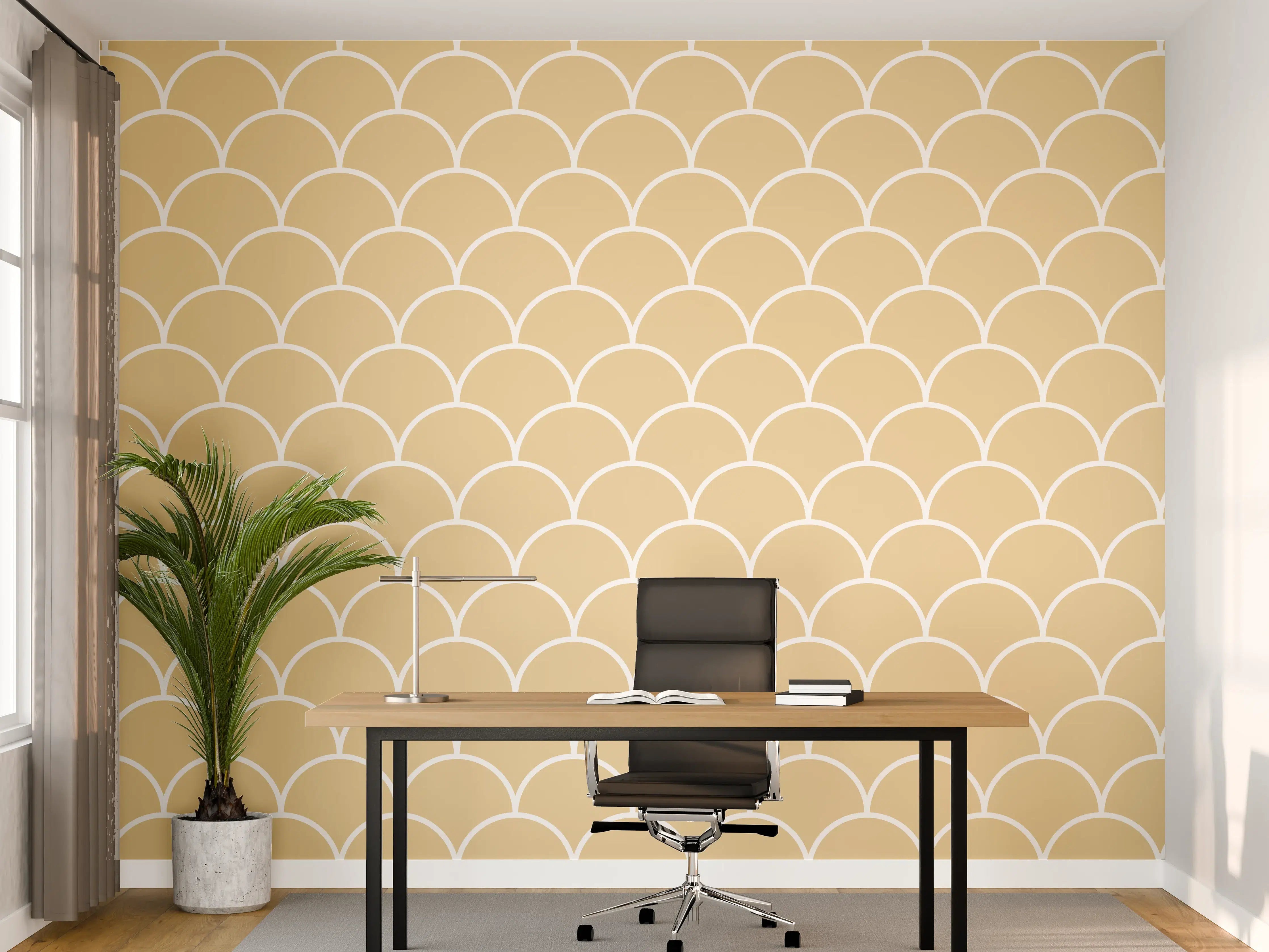 Büro Wandgestaltung - Luxus-Beige-Grau-Marmor-Textur