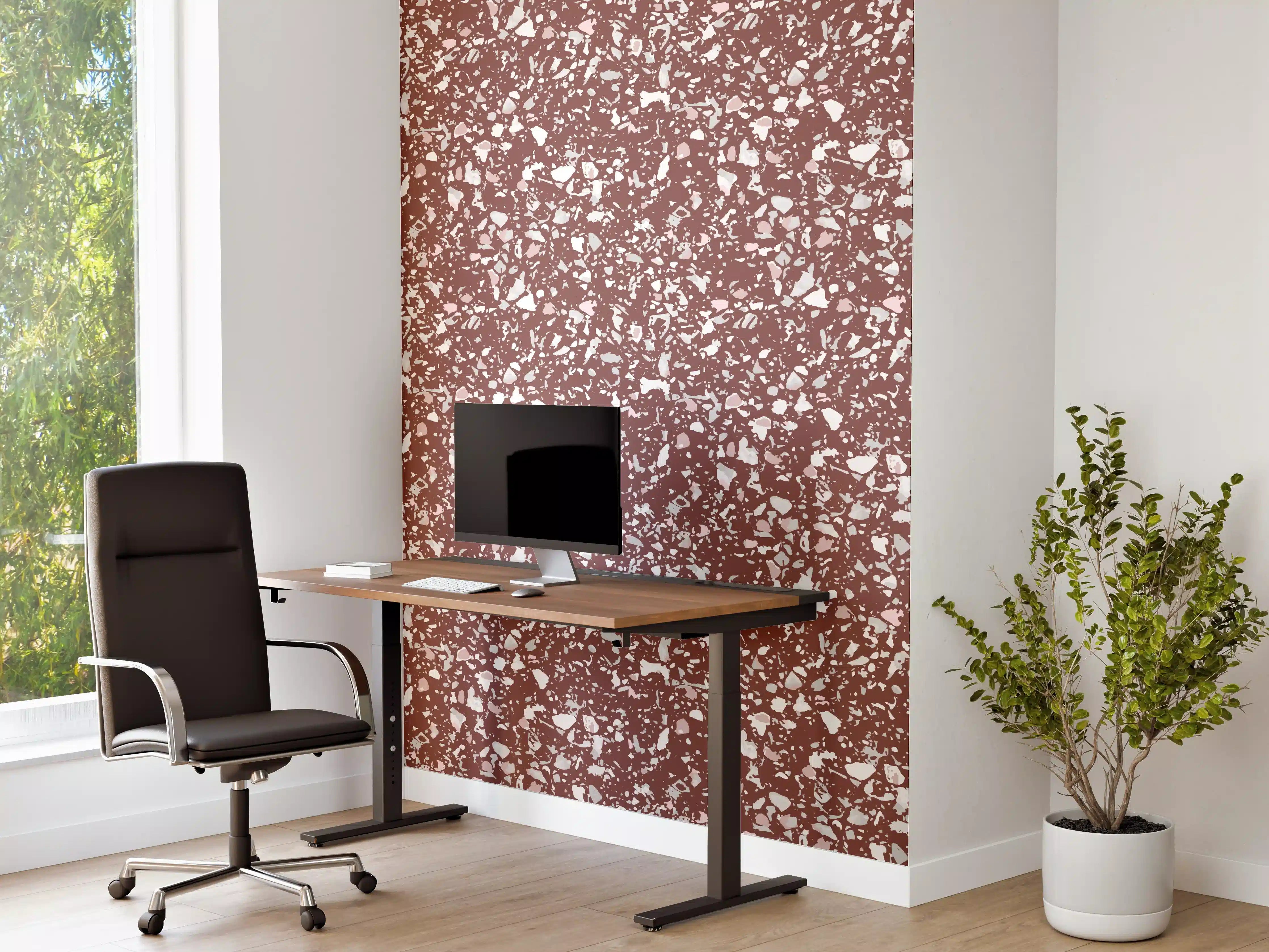 Büro Wandgestaltung - Luxus-Grau- und Beigetöne-Terrassen