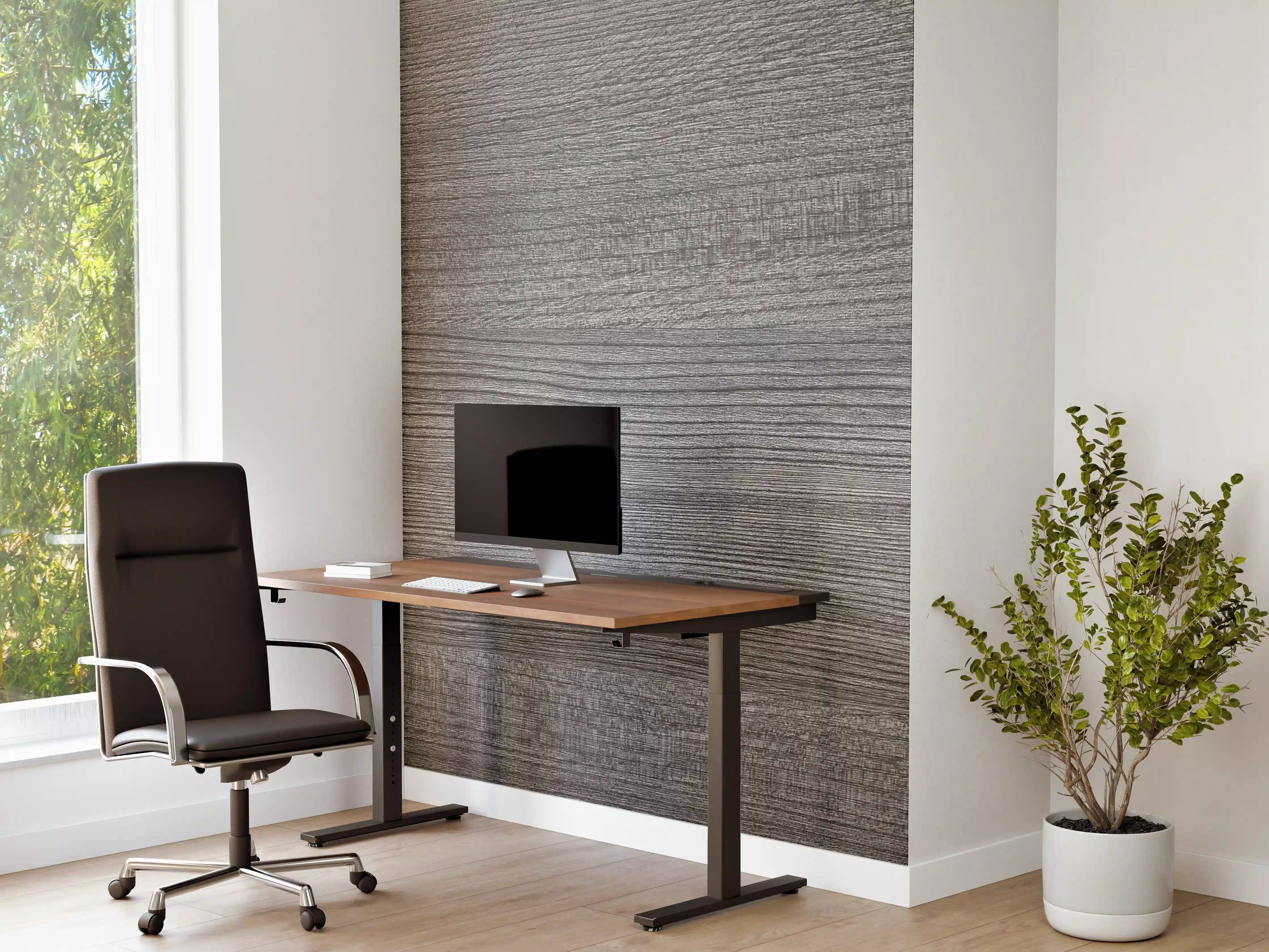 Büro Wandgestaltung - Luxus-Weiße Holzstruktur