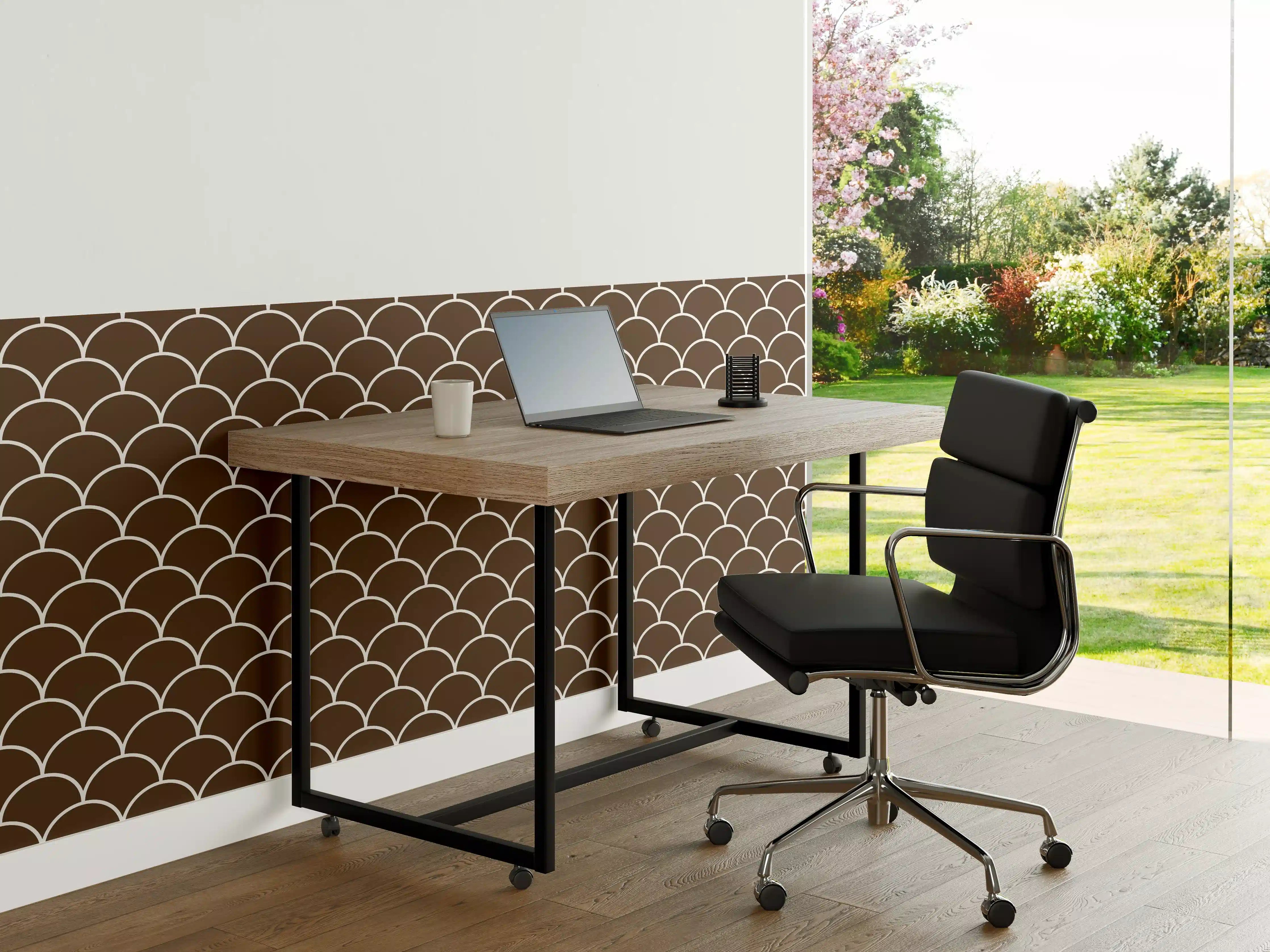Büro Wandgestaltung - Luxus weiß-graue Marmortextur mit feinen Graunuancen