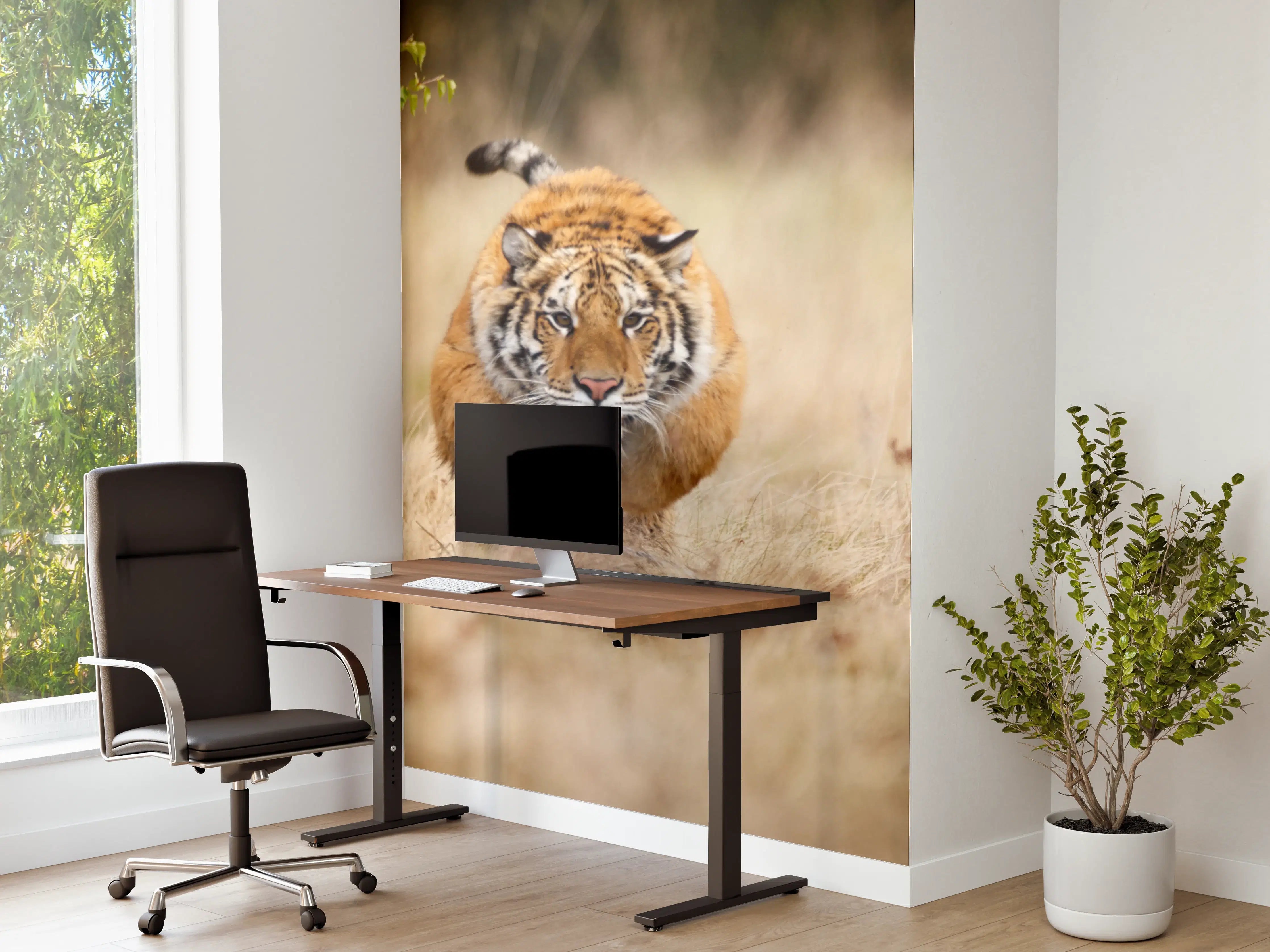 Büro Wandgestaltung - Mächtiger Sibirischer Tiger