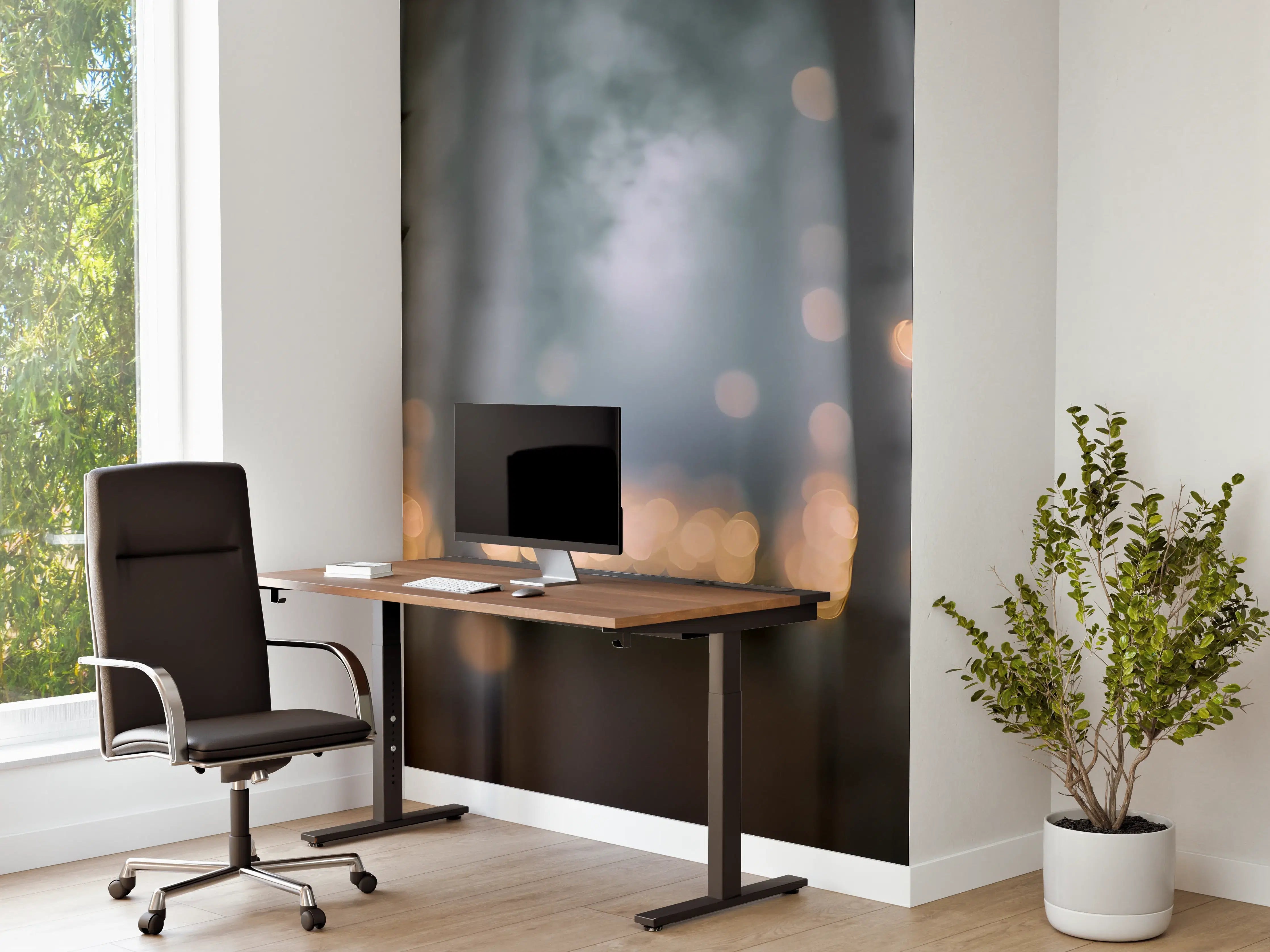 Büro Wandgestaltung - Magische Waldbewohner bei Dämmerung