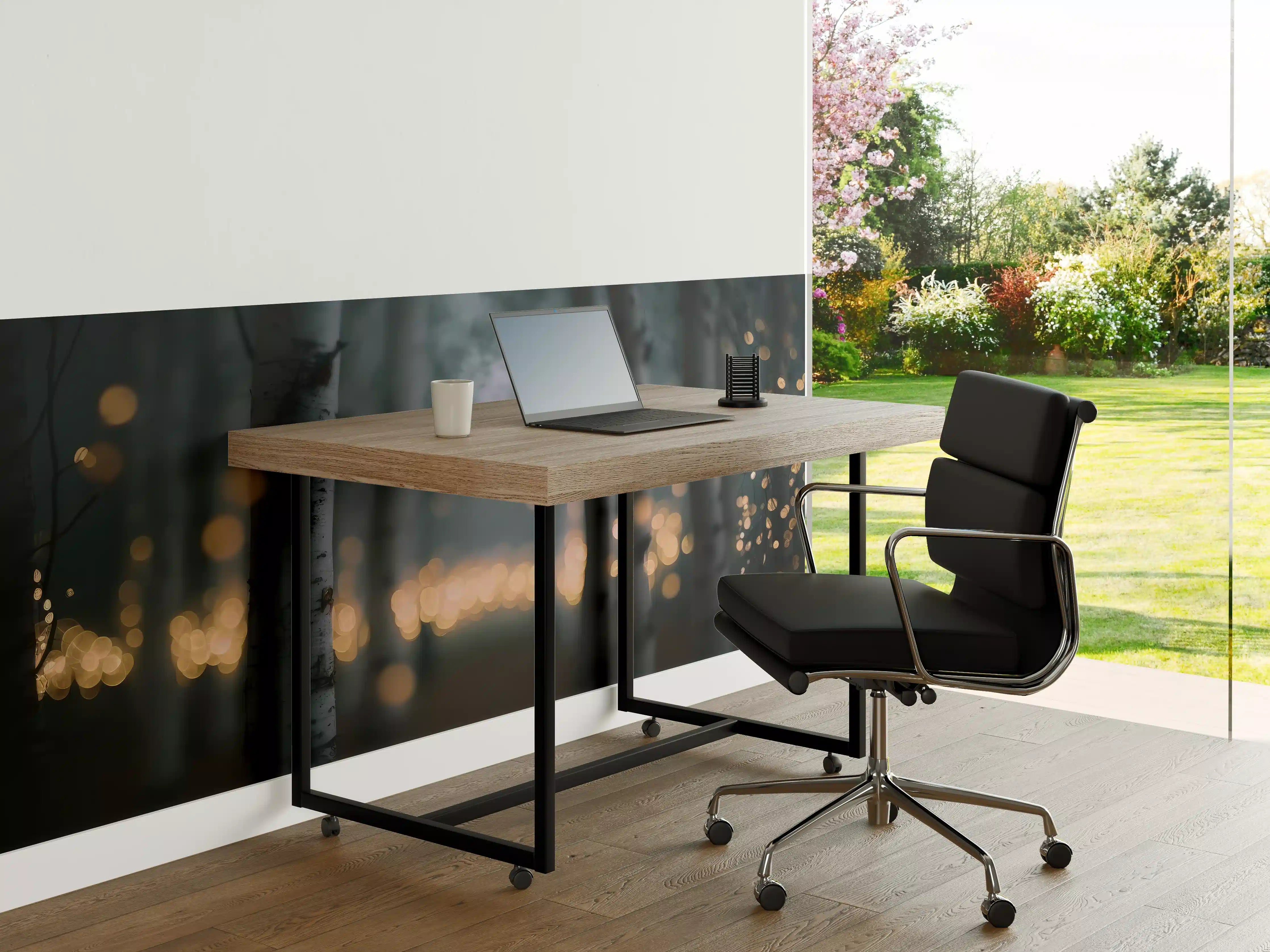 Büro Wandgestaltung - Magische Waldbewohner bei Dämmerung