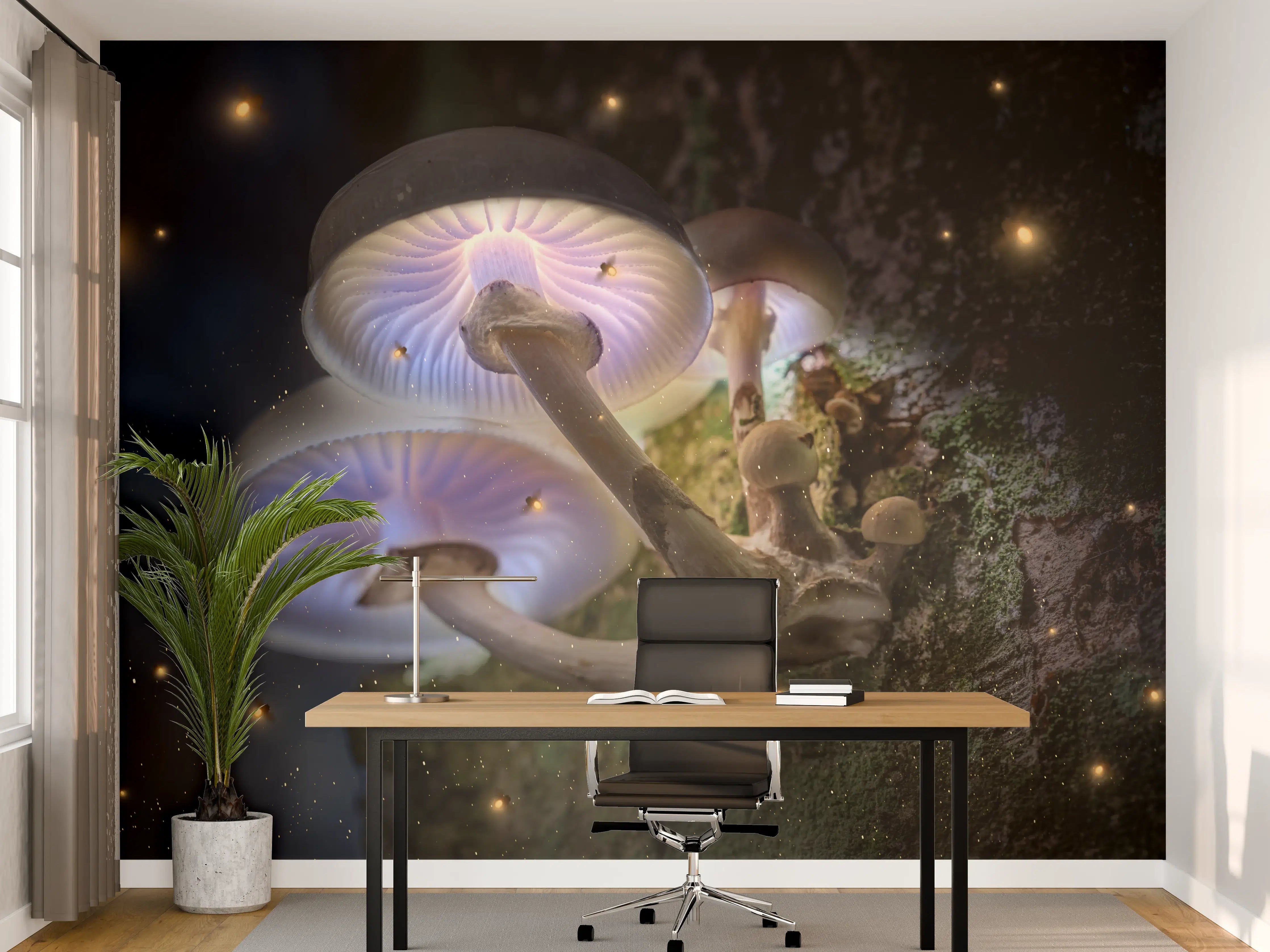 Büro Wandgestaltung - Magischer Baumpilz
