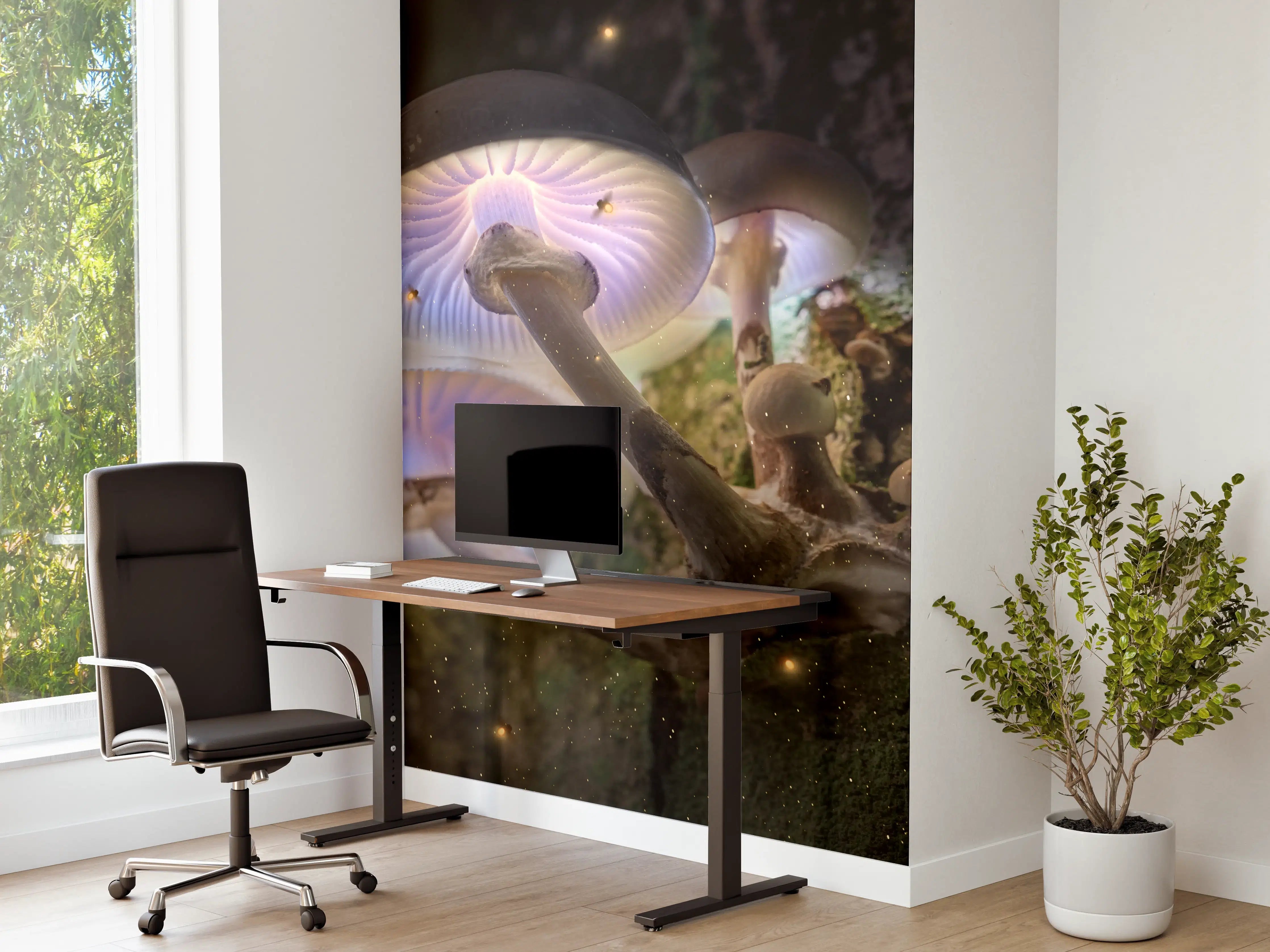 Büro Wandgestaltung - Magischer Baumpilz