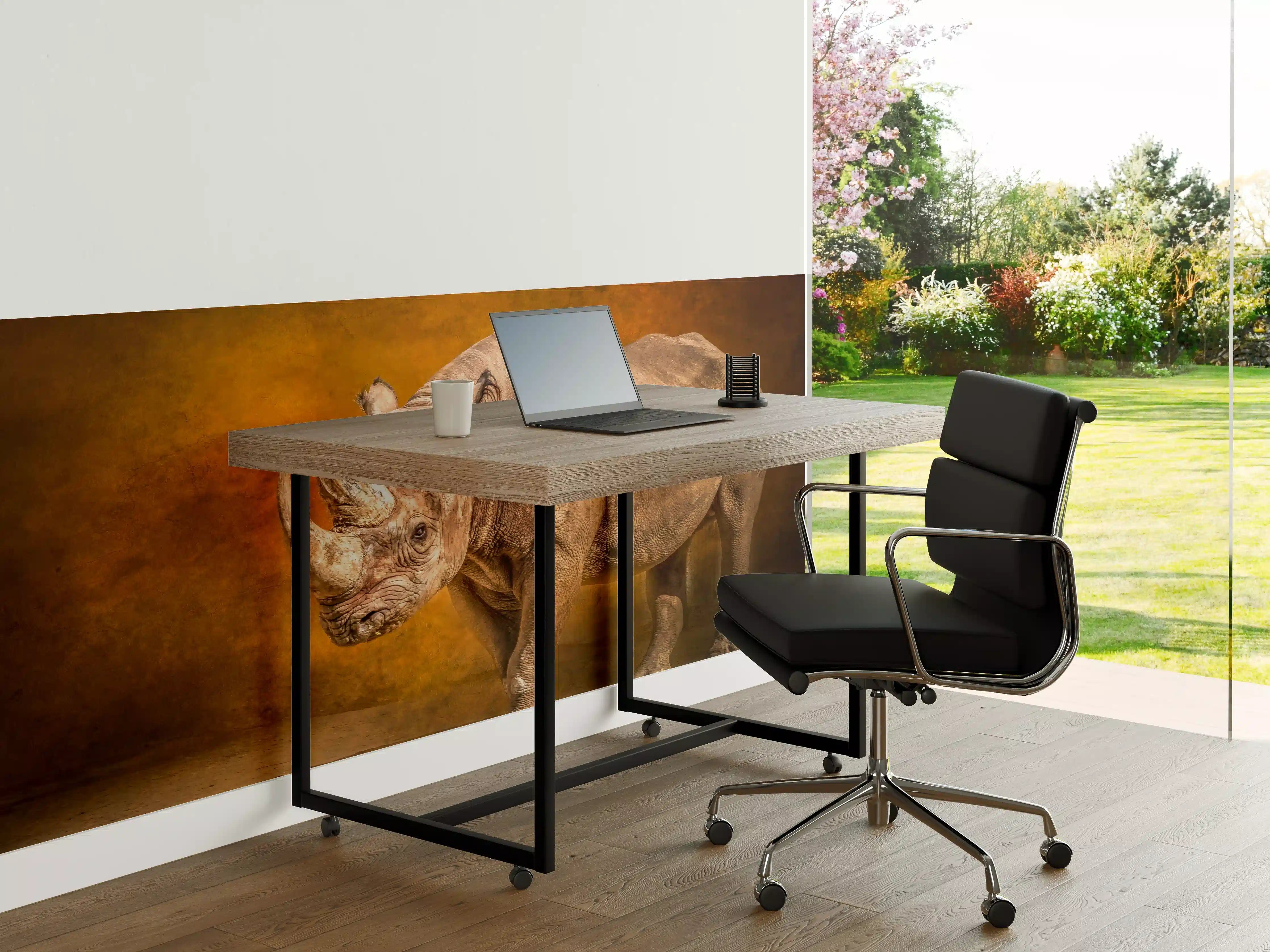 Büro Wandgestaltung - Majestätisches Nashorn