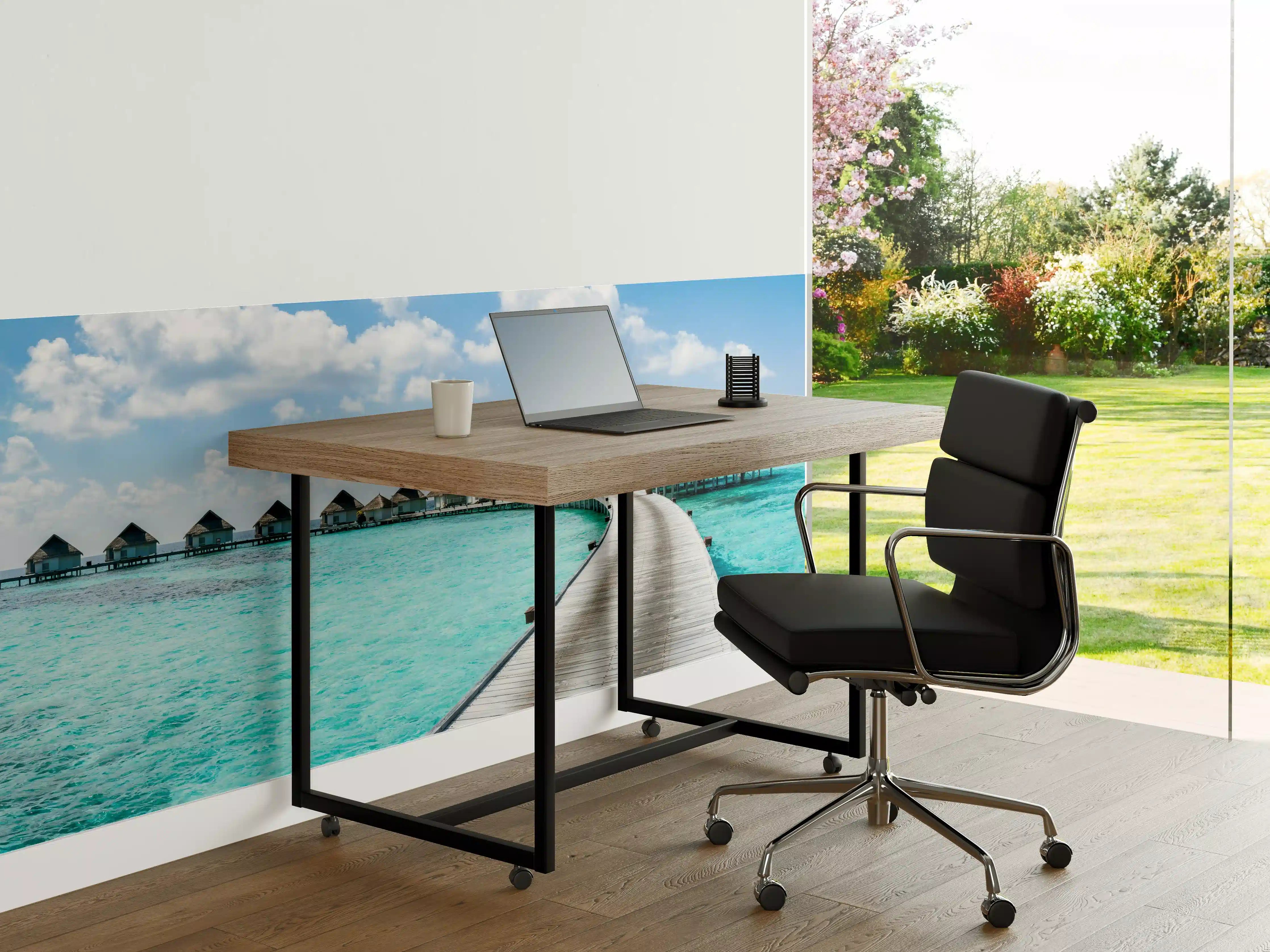 Büro Wandgestaltung - Malediven Wasser-Hotel