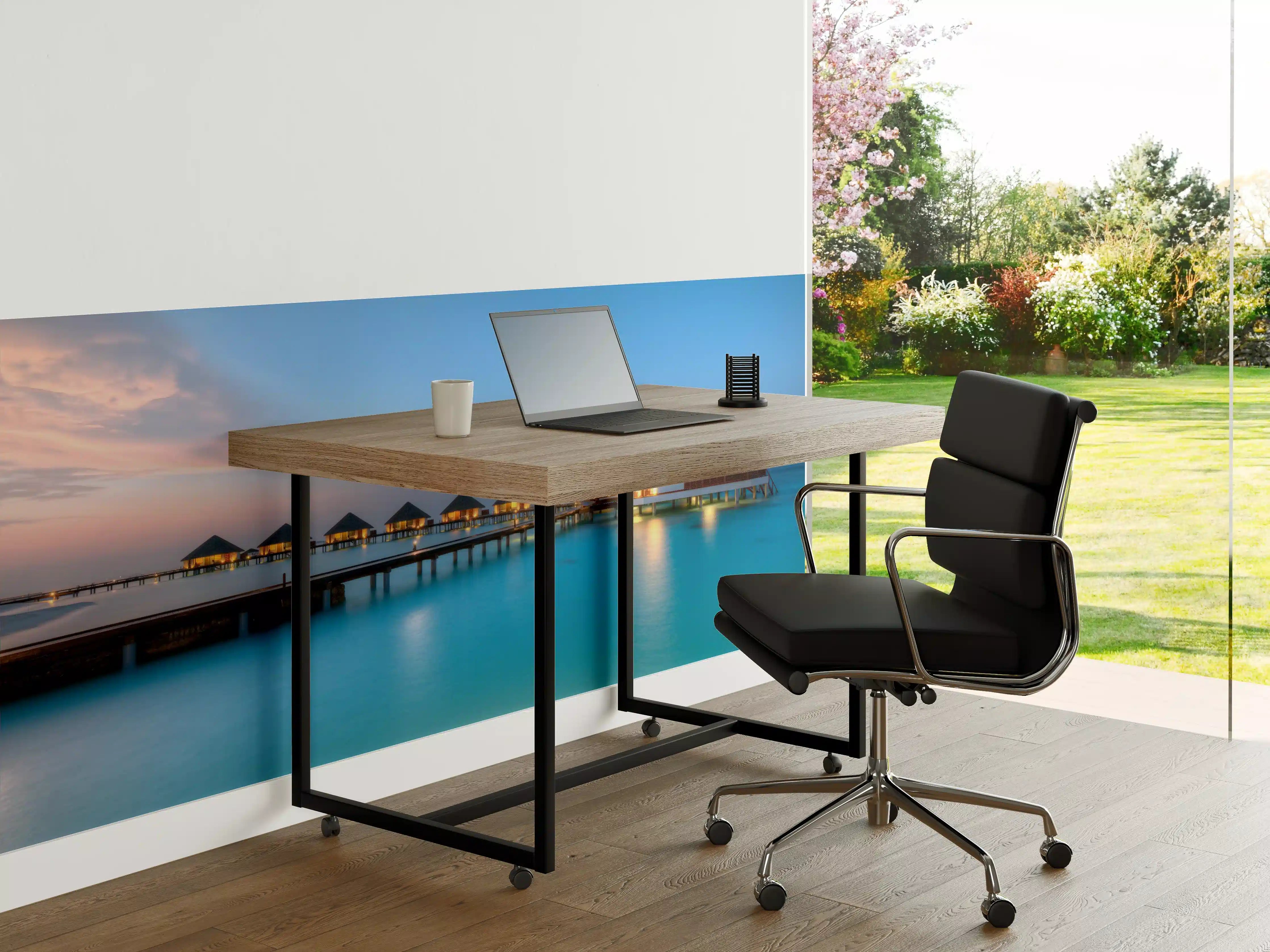 Büro Wandgestaltung - Malediven Wasservillen
