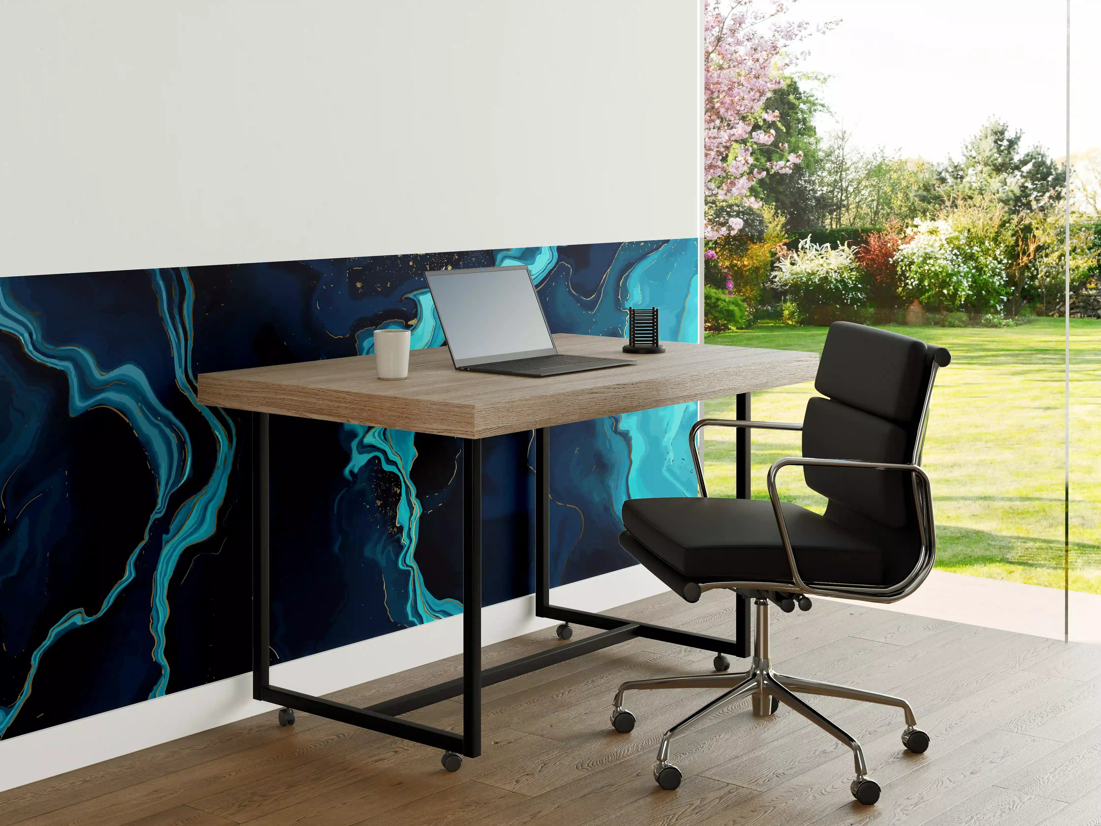 Büro Wandgestaltung - Mamor des Meeres