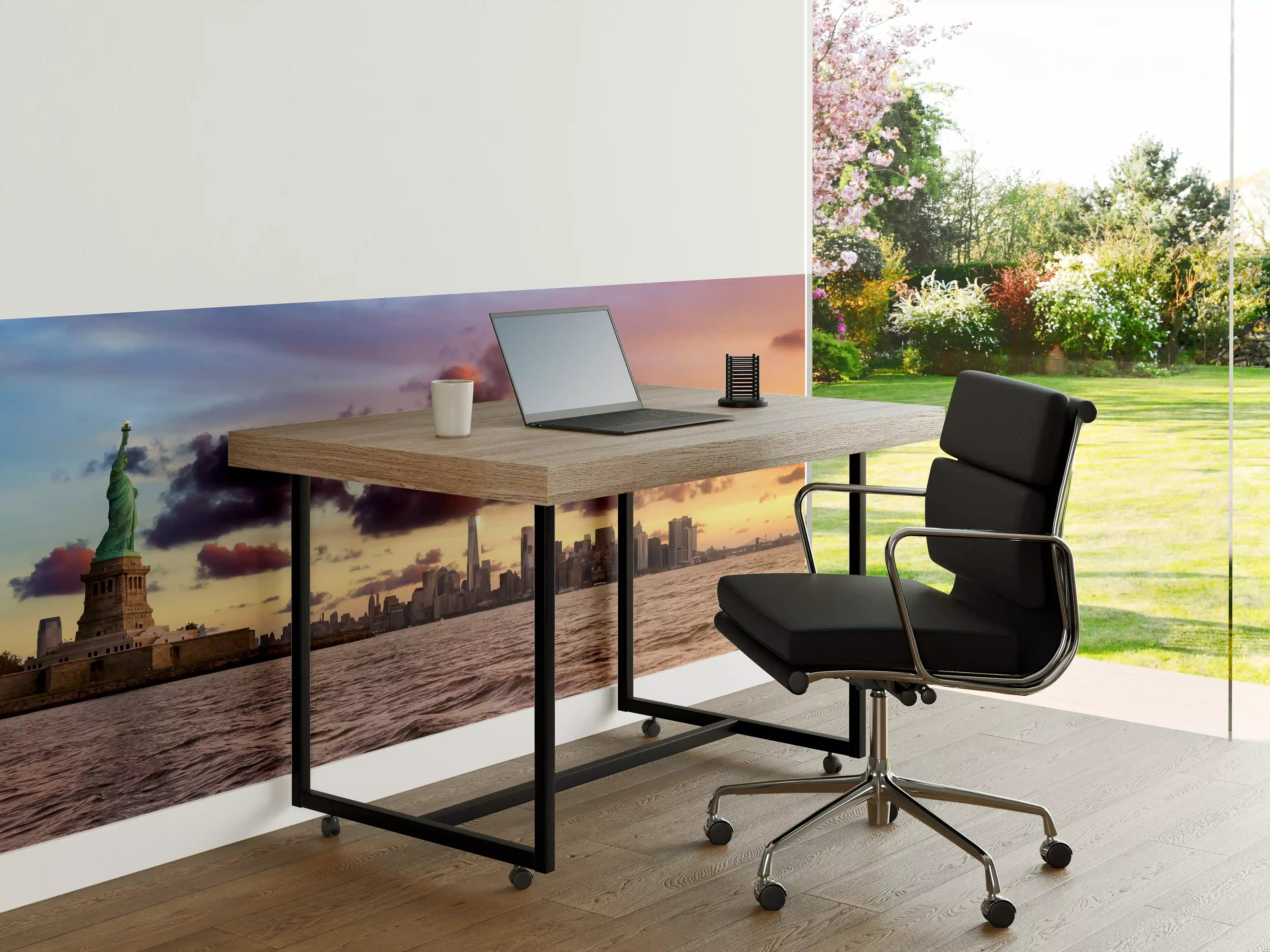 Büro Wandgestaltung - Manhattan Skyline Sonnenuntergang