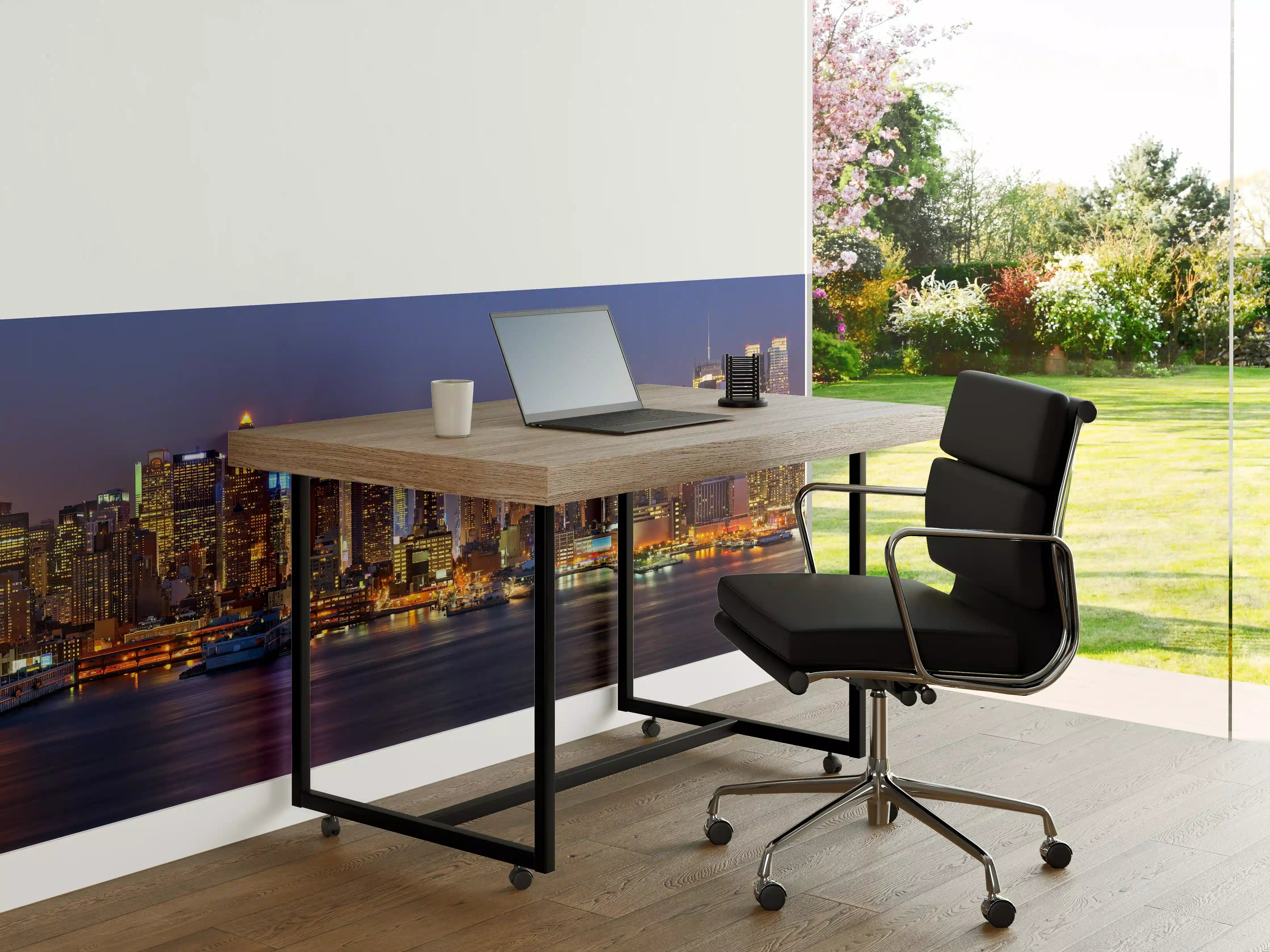 Büro Wandgestaltung - Manhattan Skyline bei Nacht