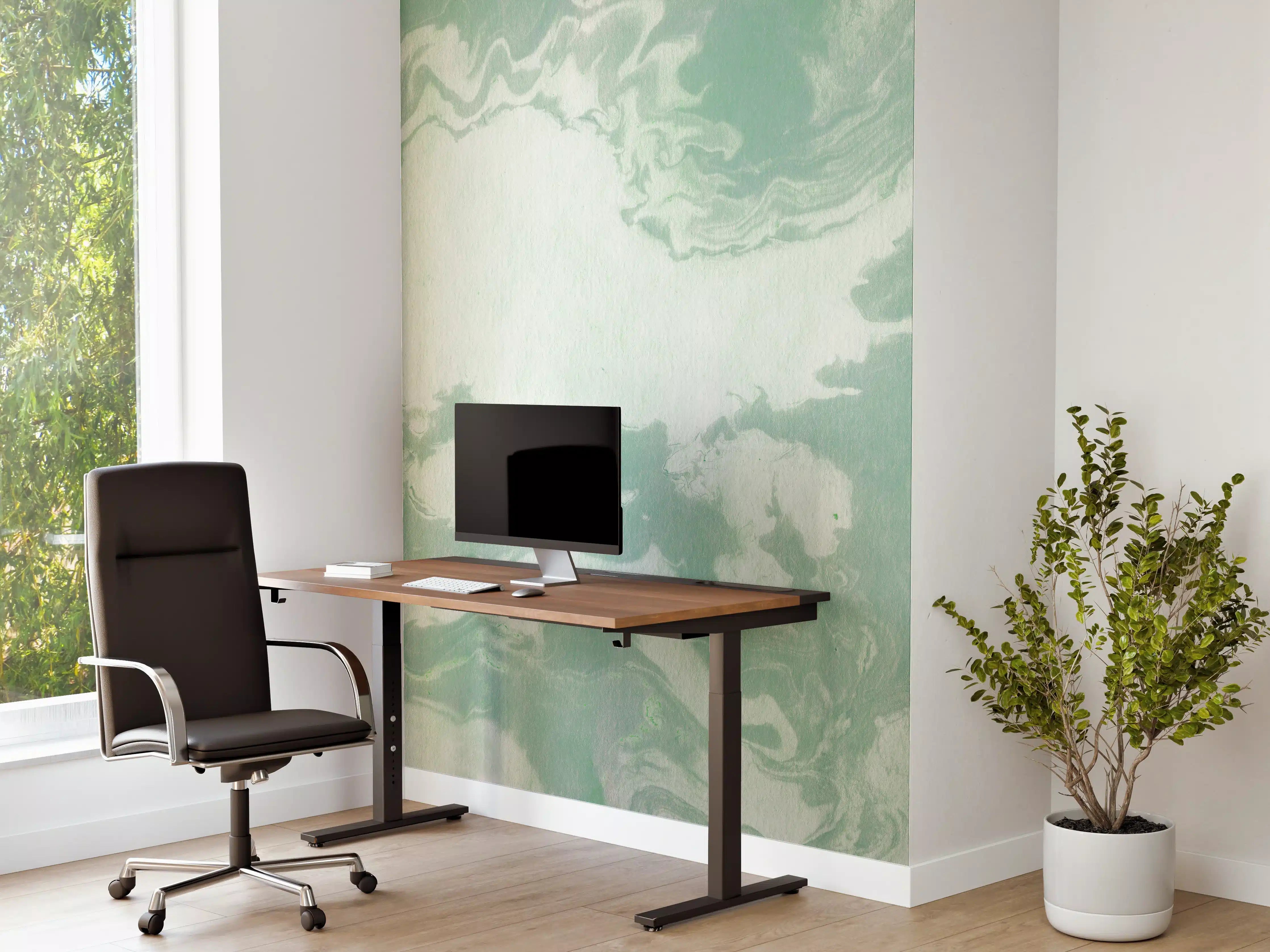 Büro Wandgestaltung - Marmor Oberfläche - Pastellmalerei