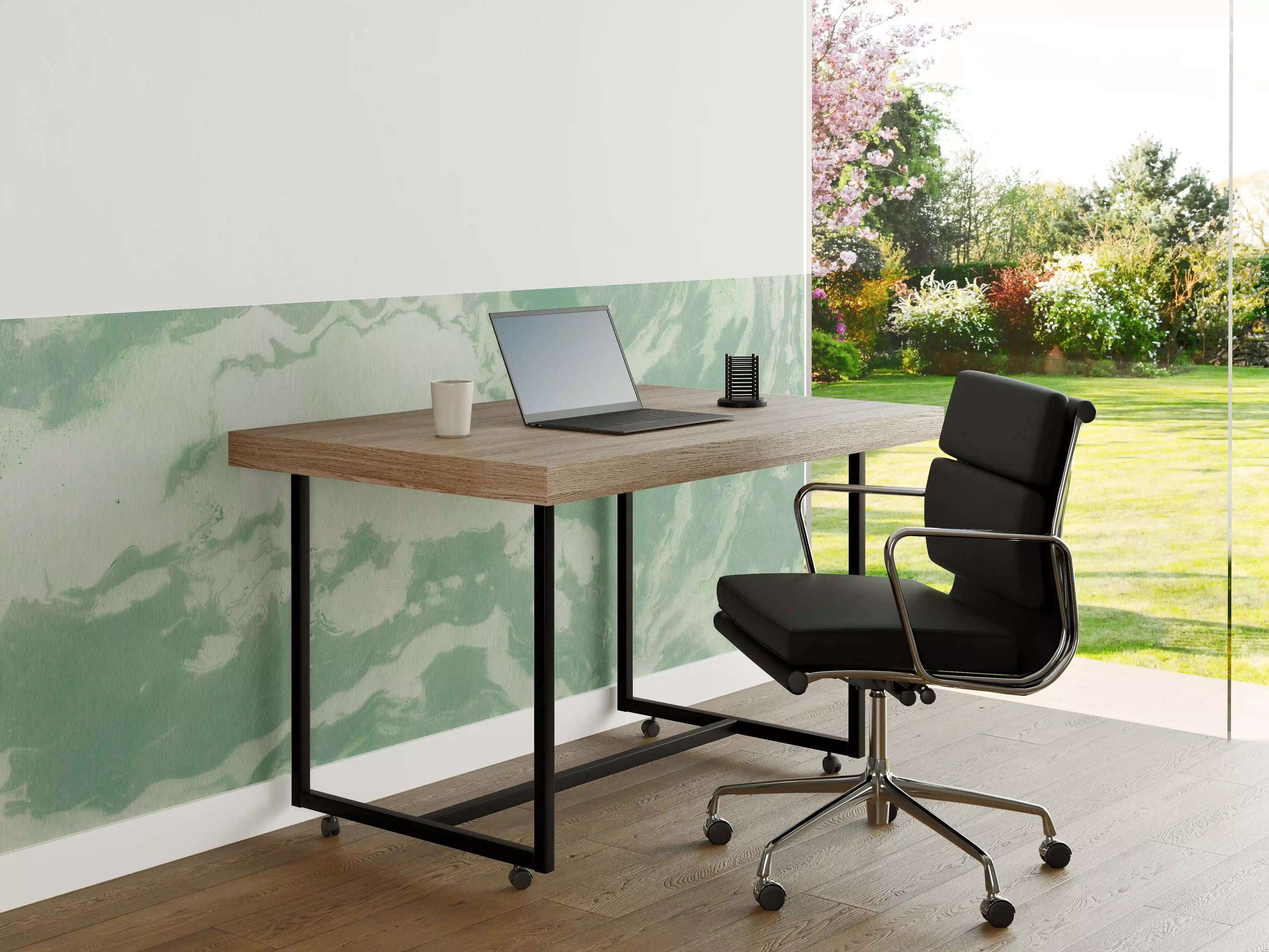 Büro Wandgestaltung - Marmor Oberfläche - Pastellmalerei