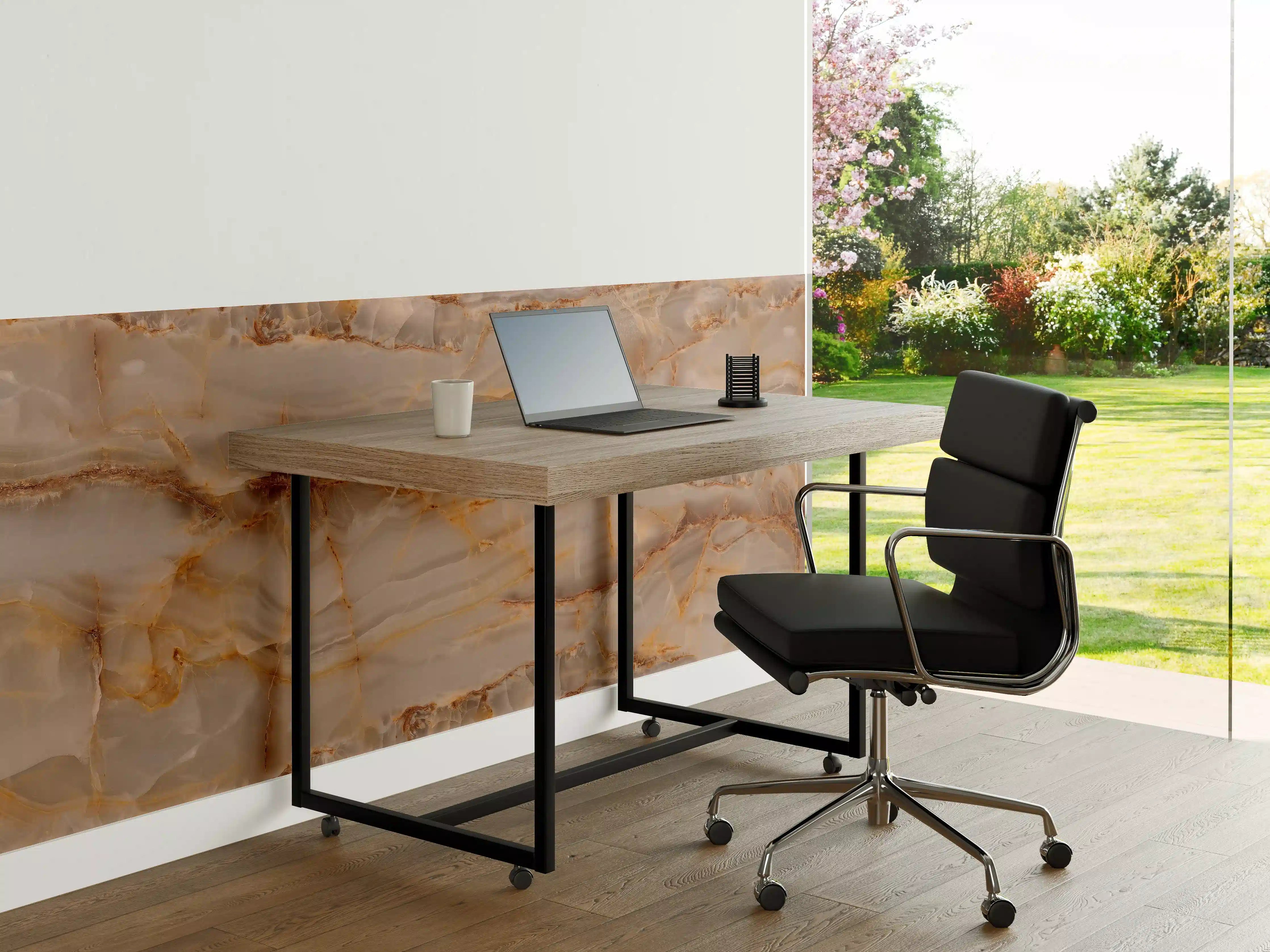 Büro Wandgestaltung - Marmor Onyx Struktur