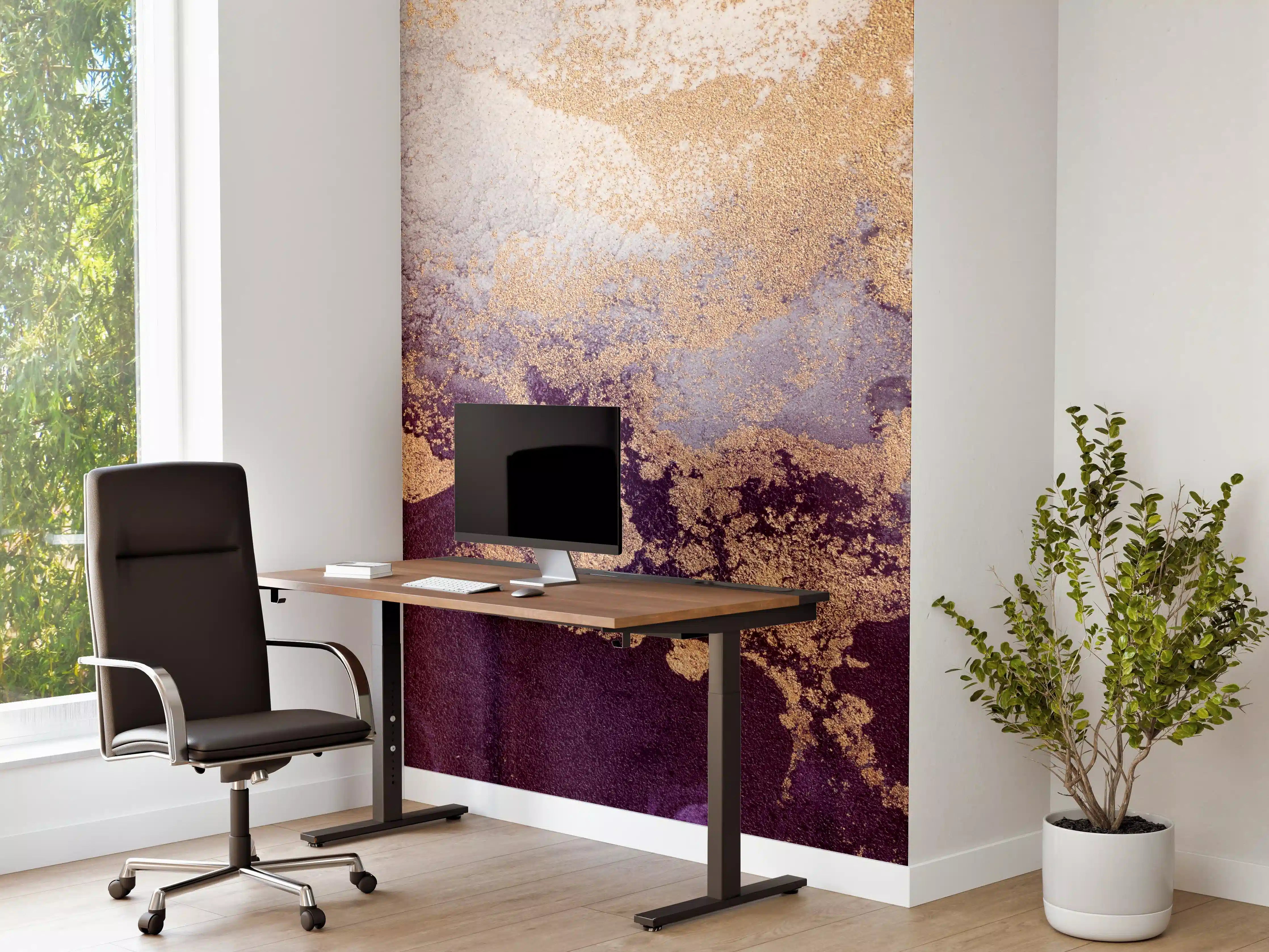Büro Wandgestaltung - Marmor Wand Design - Flüssigkunst