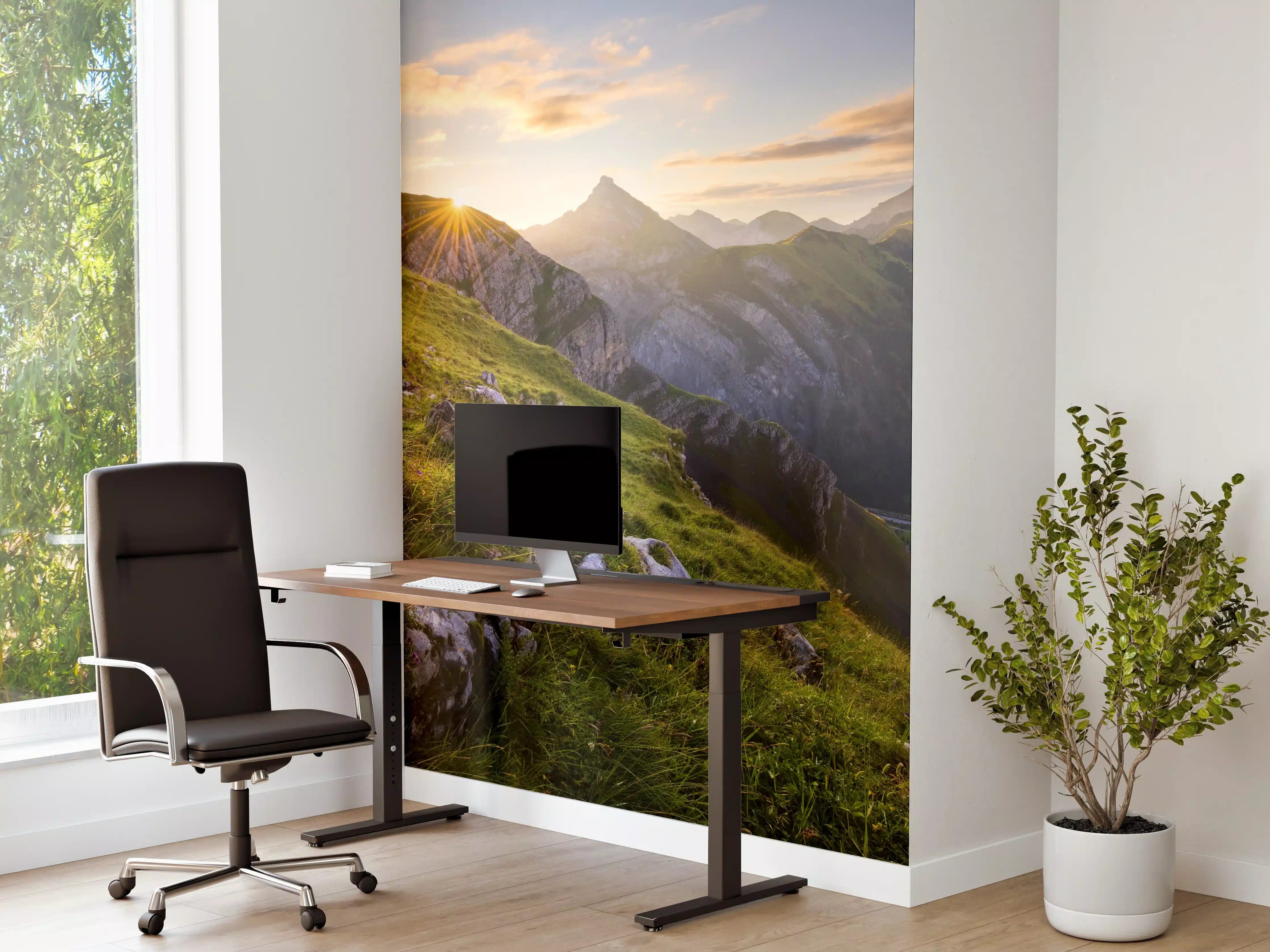 Büro Wandgestaltung - Minimalistisches Grau-Weißes Töpferwerkzeug-Set für Kreativität