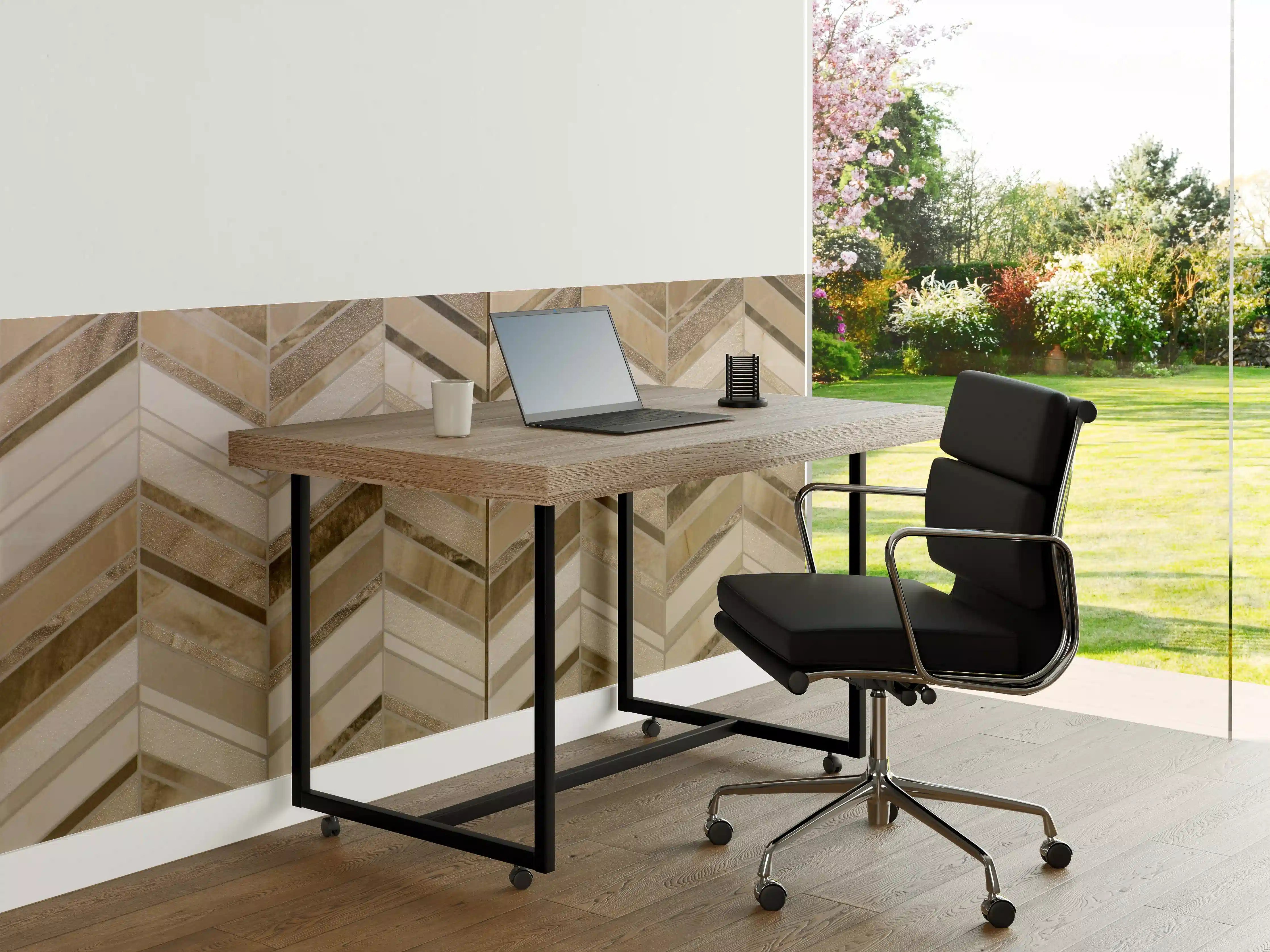 Büro Wandgestaltung - Moderne Beige-Creme Wandfliesen