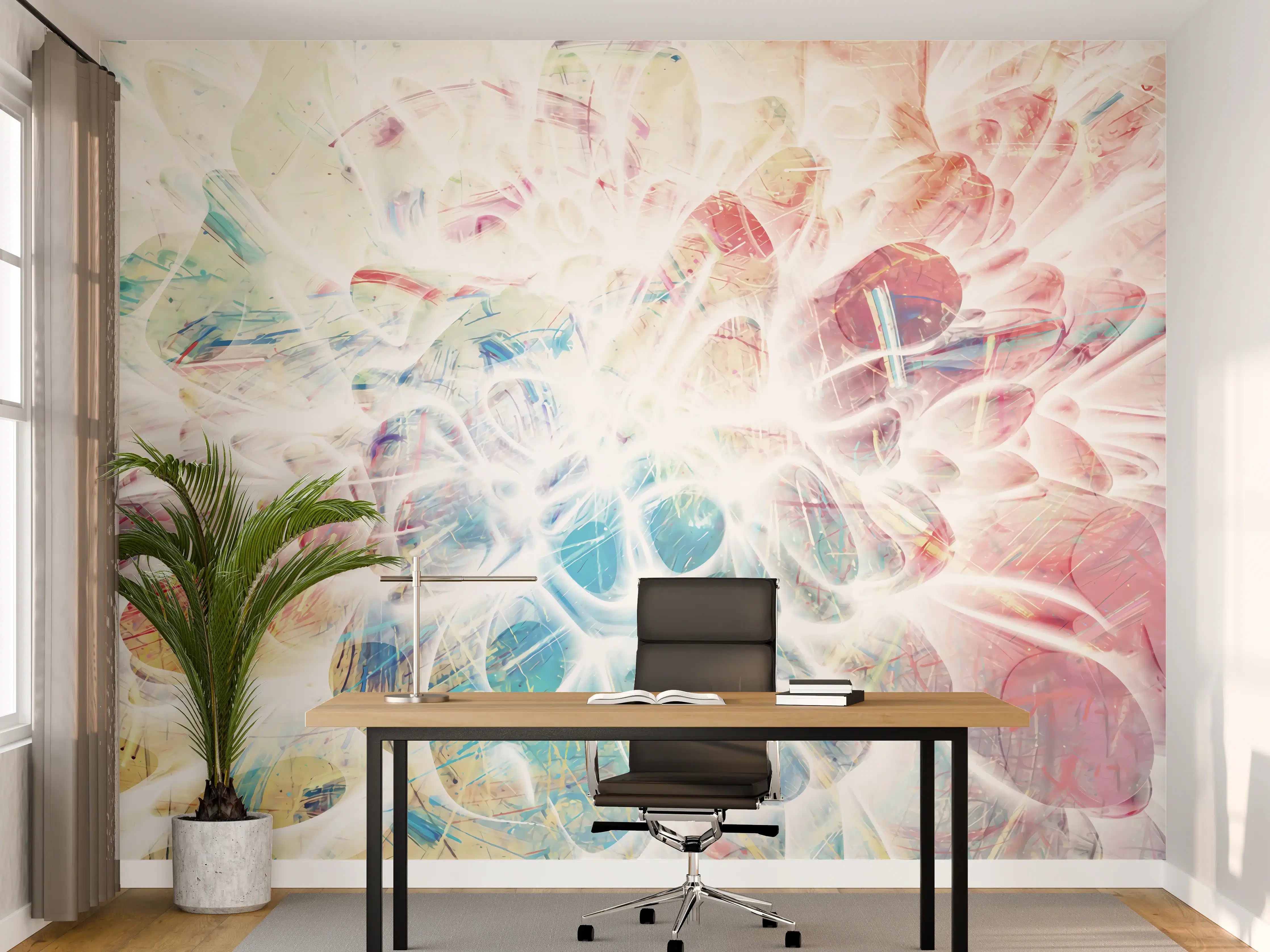Büro Wandgestaltung - Moderne Kunst - Baumzweige
