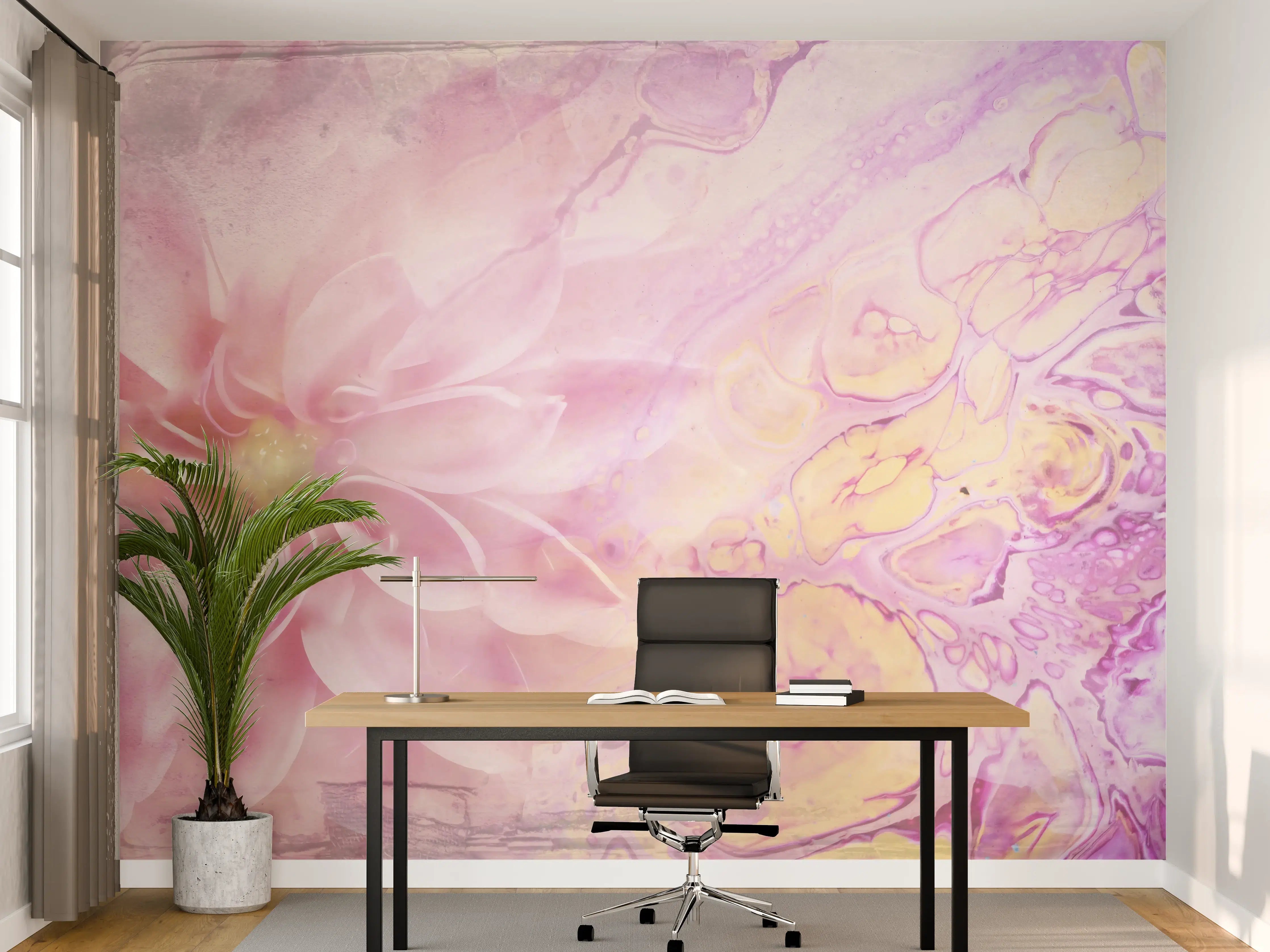 Büro Wandgestaltung - Moderne Kunst - Floral