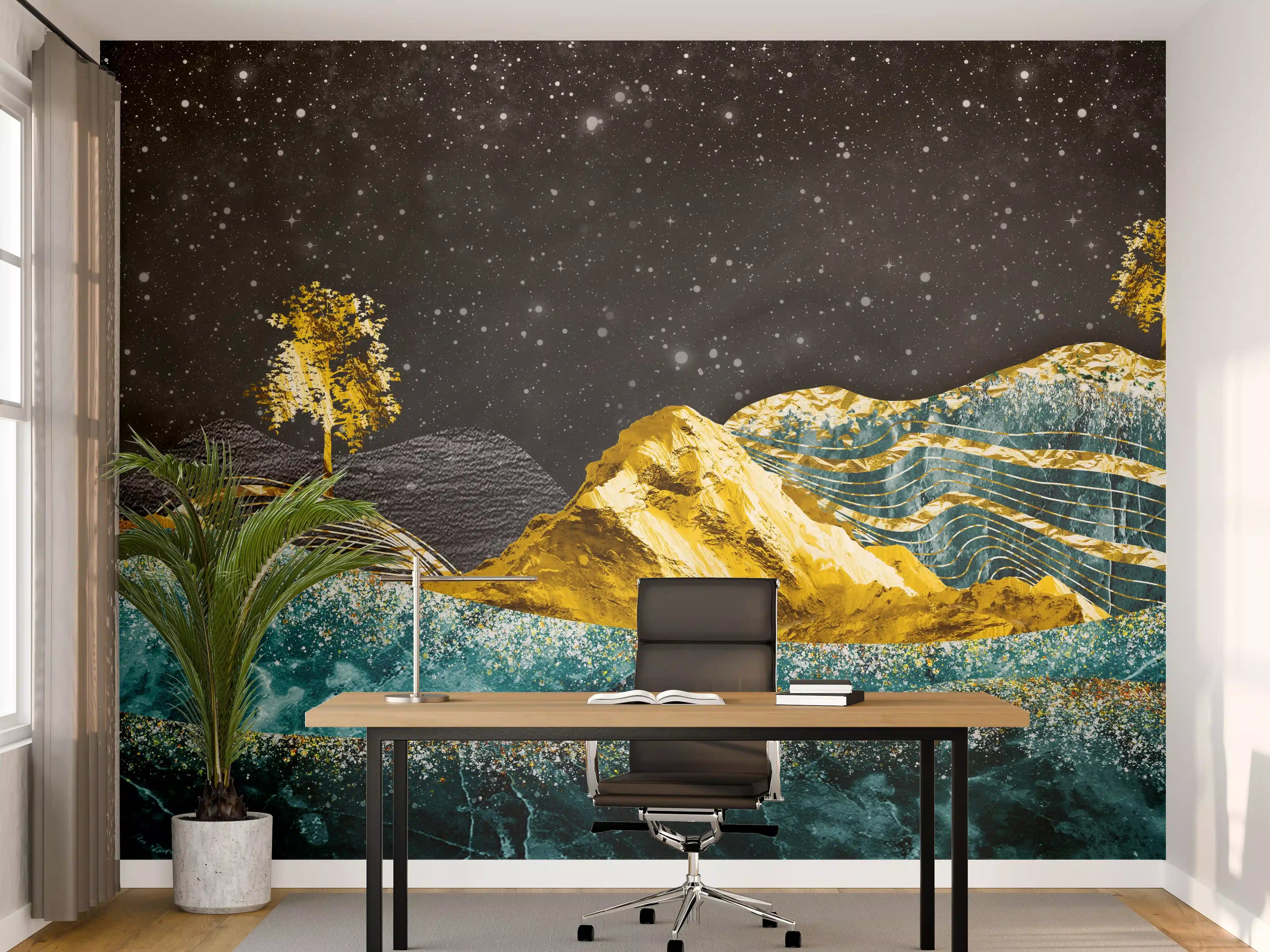 Büro Wandgestaltung - Moderne Kunst - Landschaft