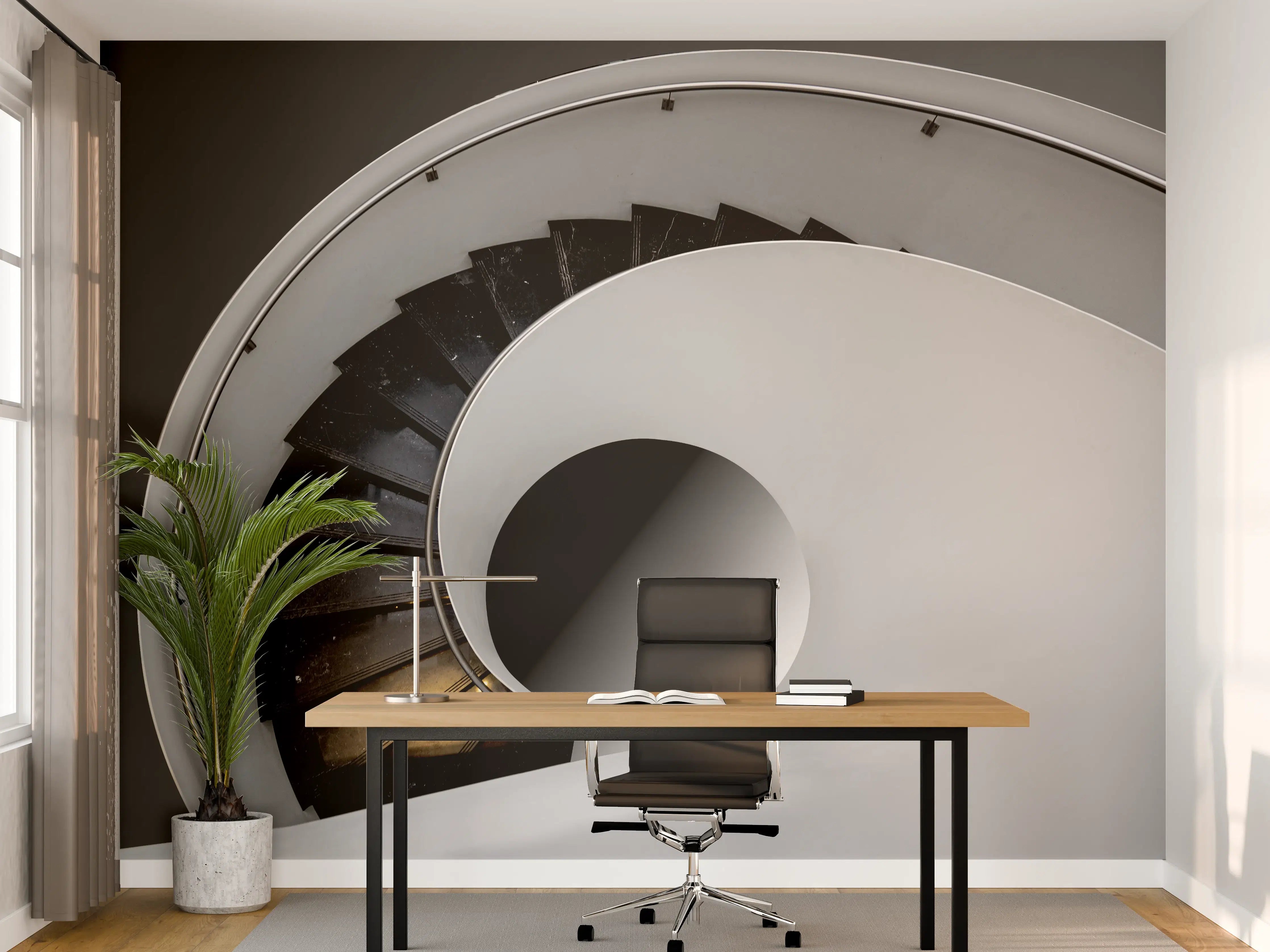 Büro Wandgestaltung - Moderne Treppen Architektur