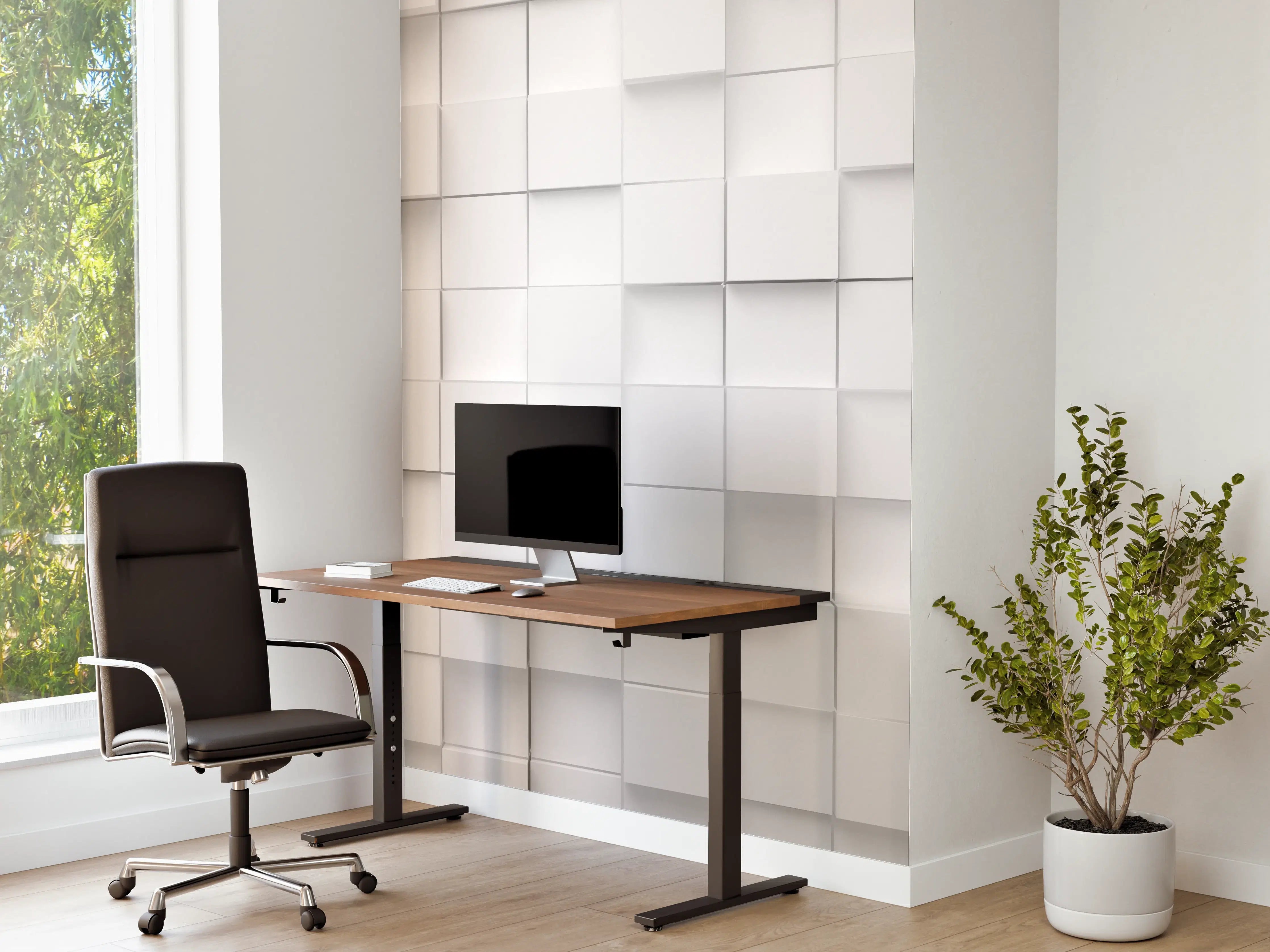 Büro Wandgestaltung - Moderne Vierecks Textur