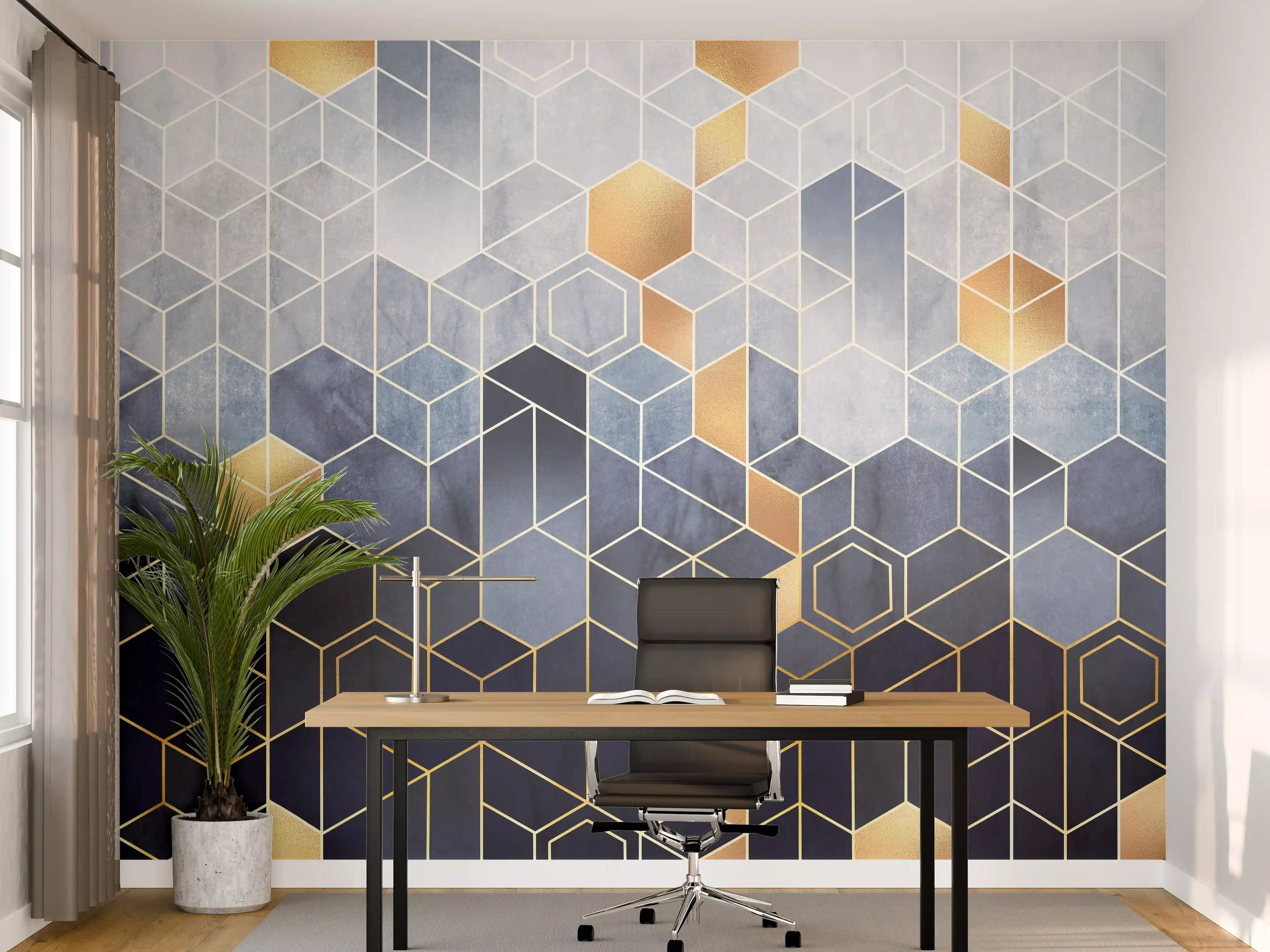 Büro Wandgestaltung - Moderne Wandstruktur