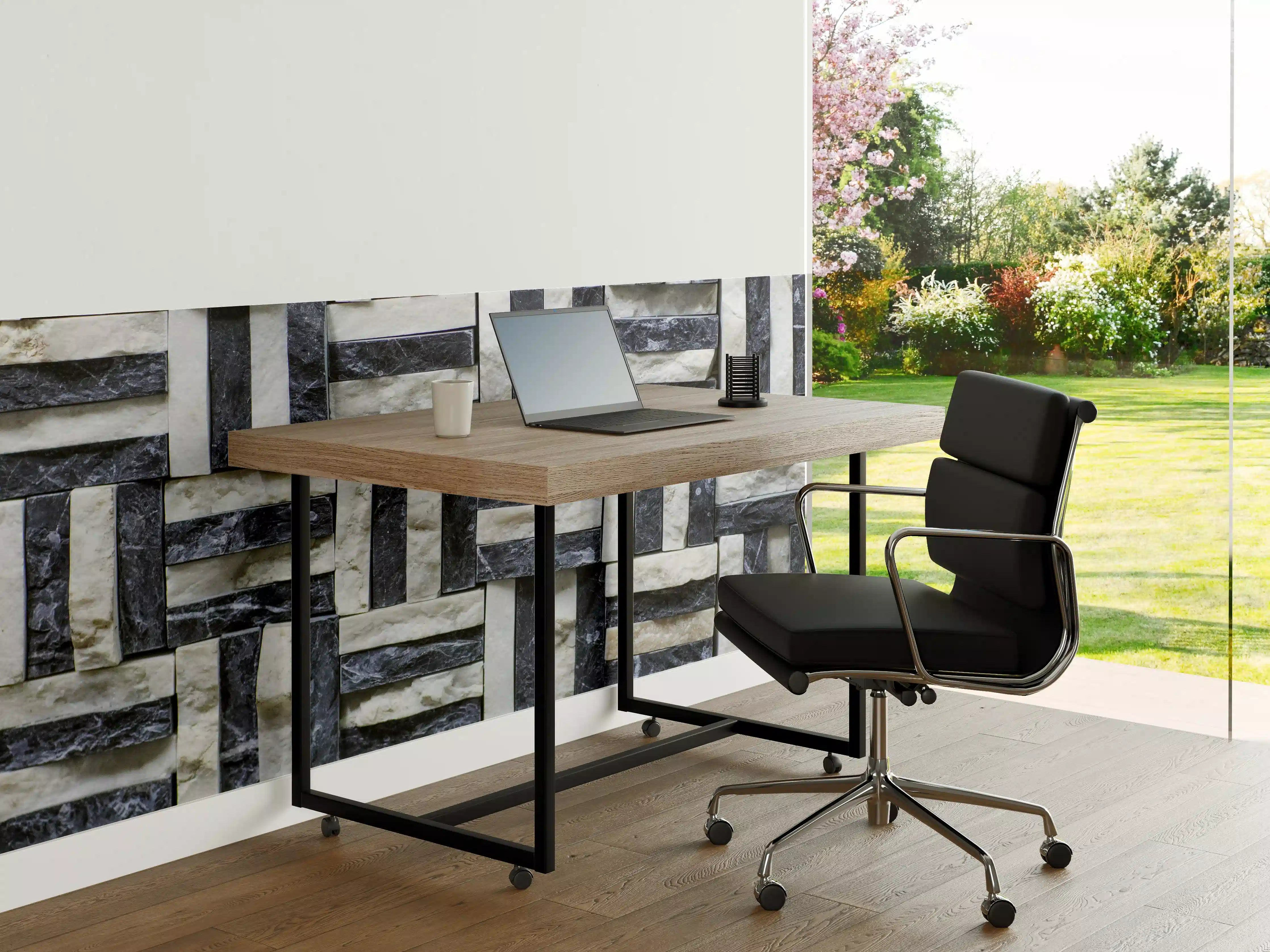 Büro Wandgestaltung - Moderne Wandverkleidung in Schieferoptik