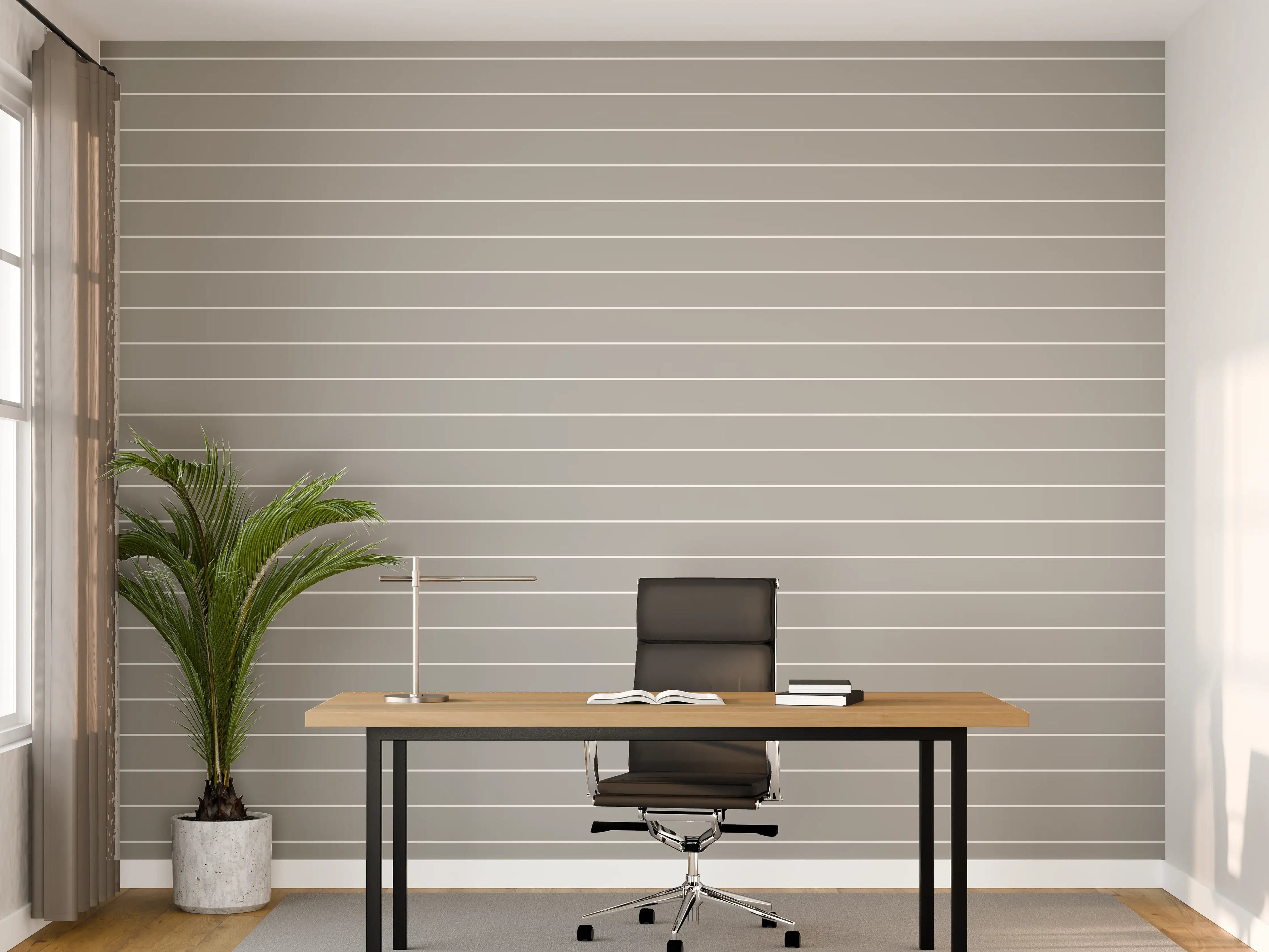 Büro Wandgestaltung - Moderne graue Linien-Textur