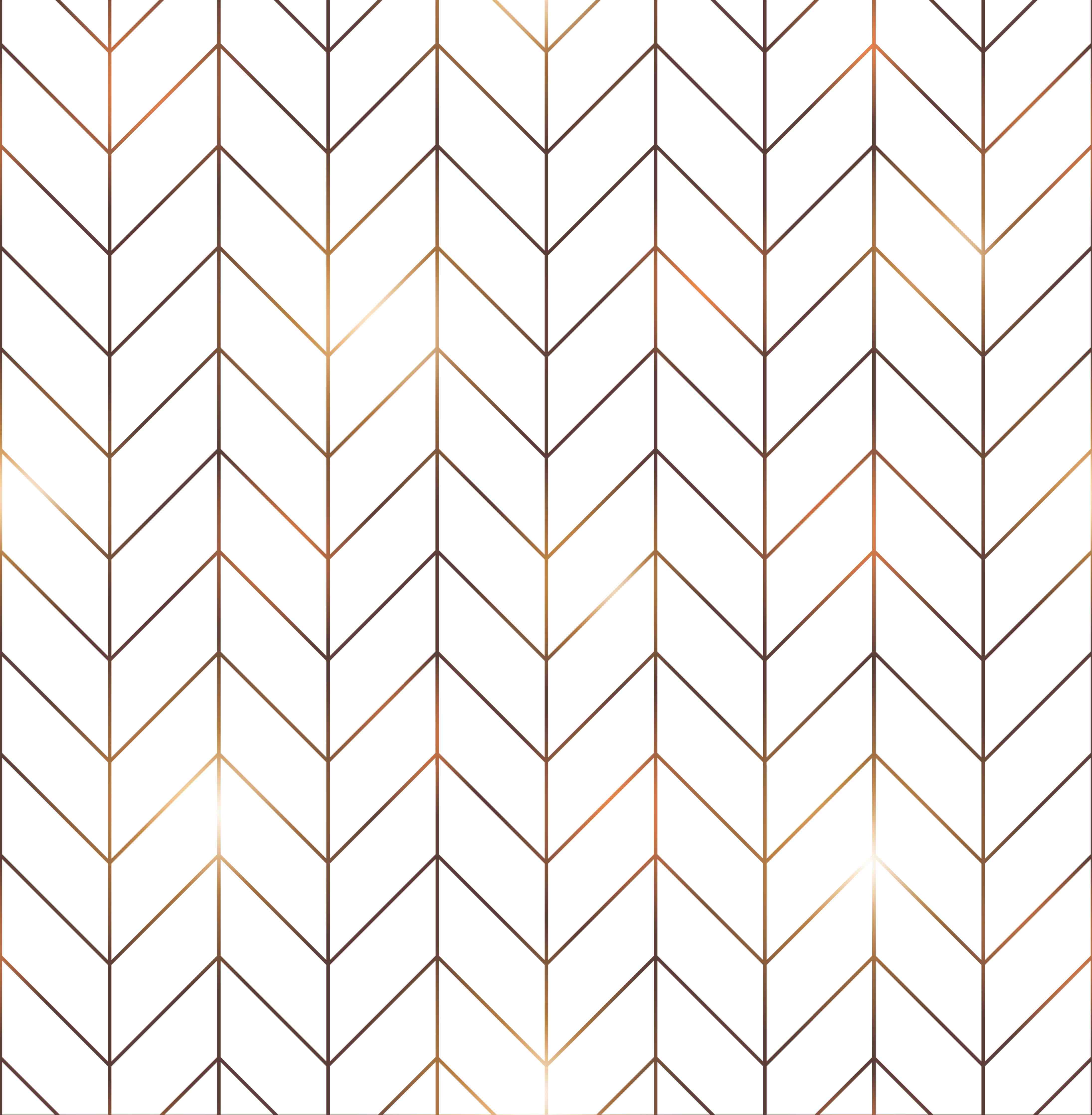 Büro Wandgestaltung-Modernes Gold-Schwarz Muster