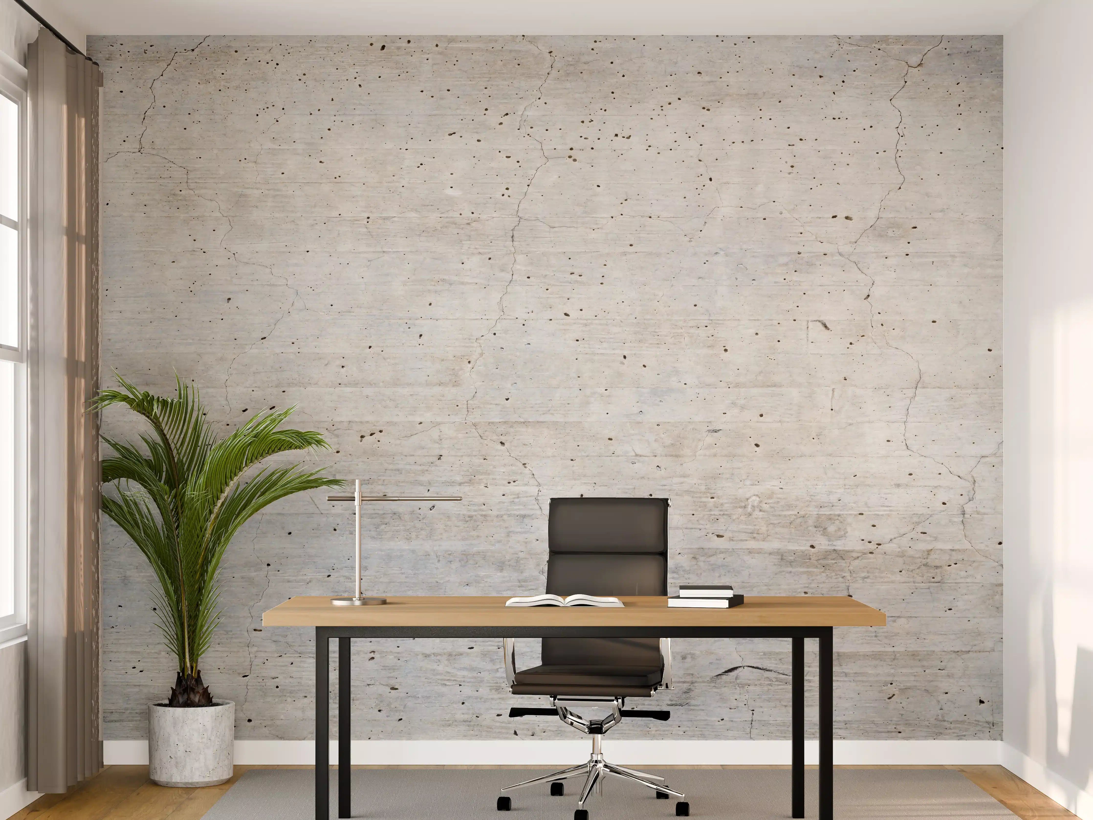 Büro Wandgestaltung - Modernes Grau-Weiß Wanddesign