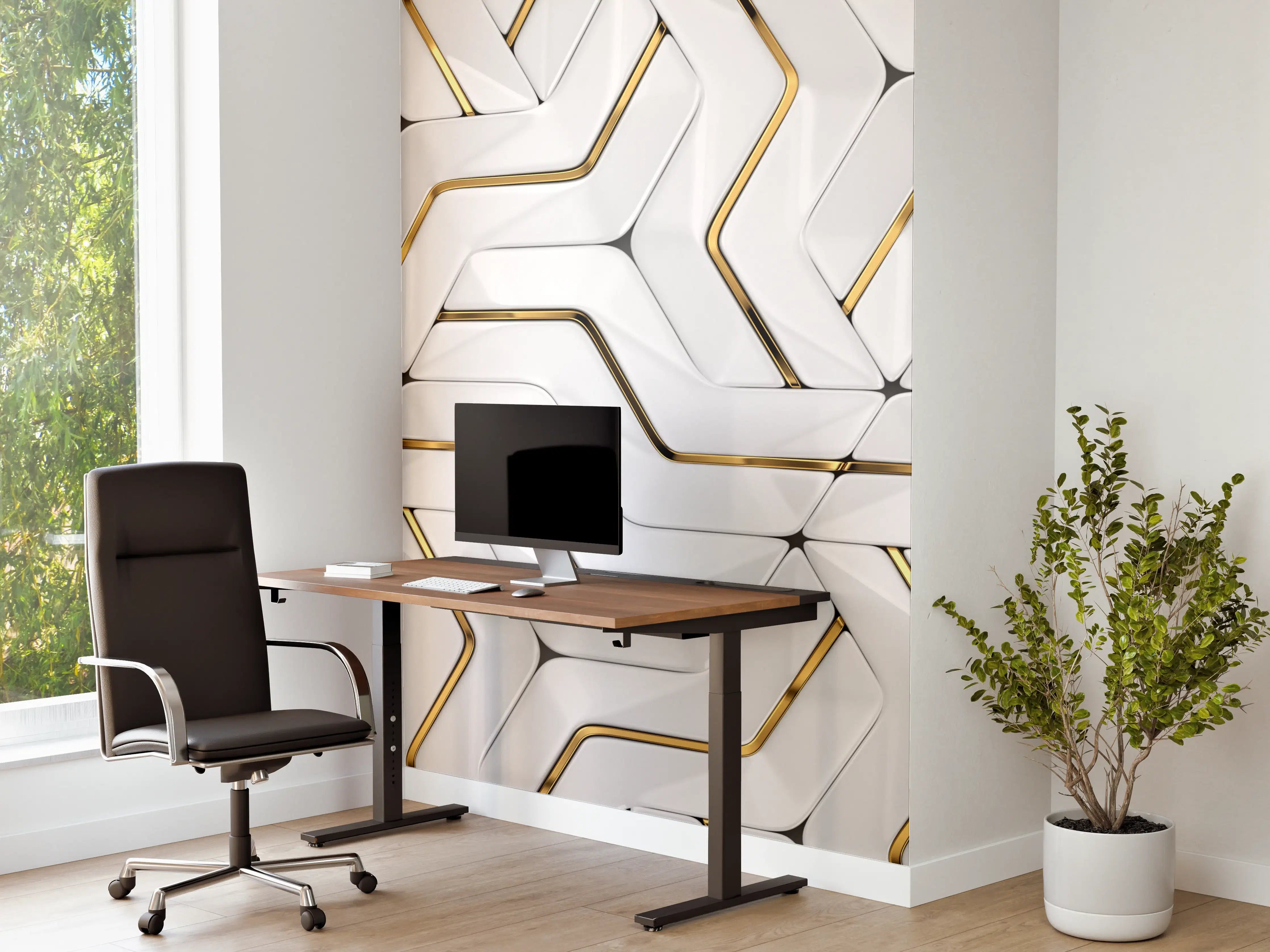 Büro Wandgestaltung - Modernes Hintergrund Muster