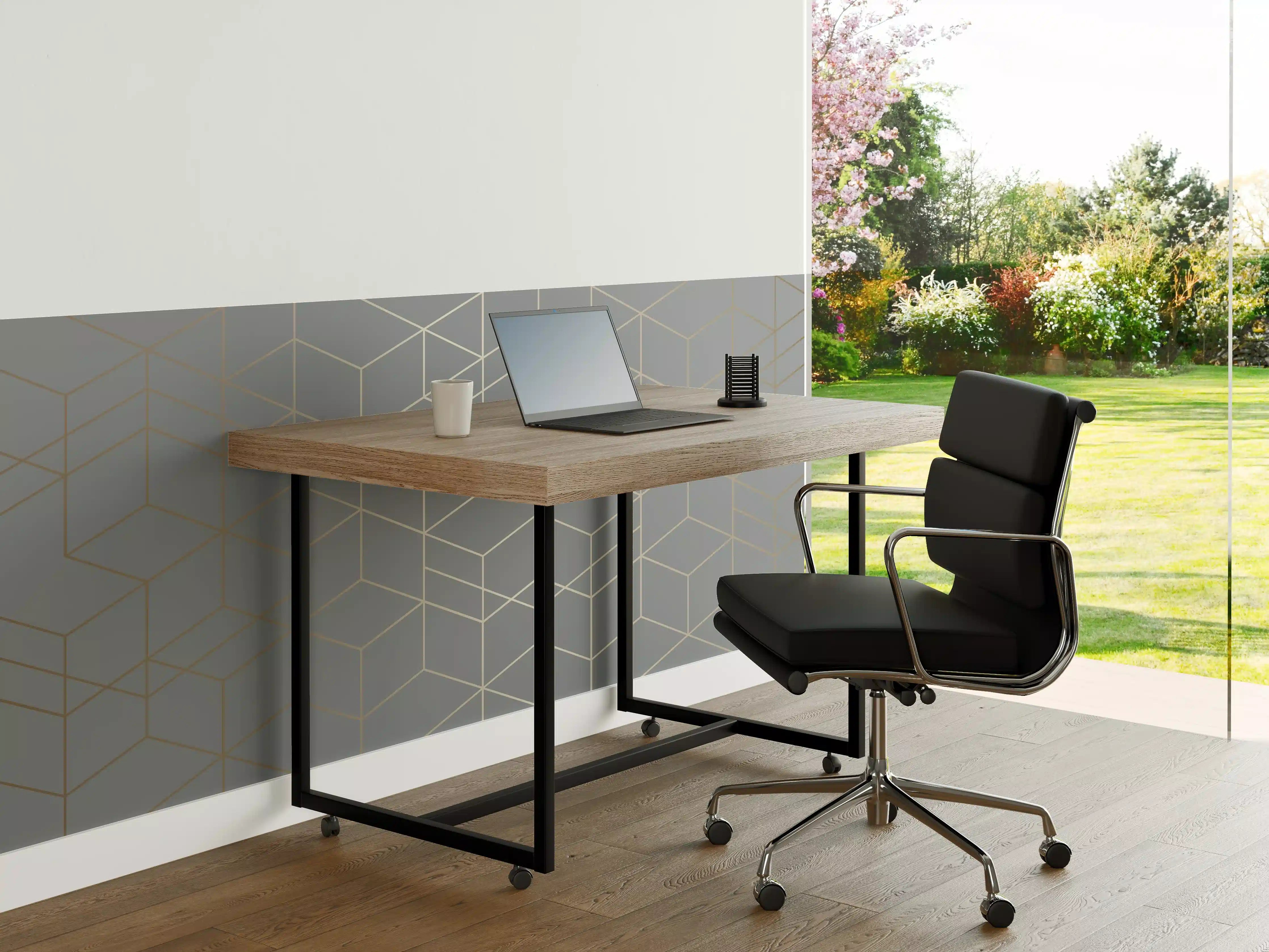 Büro Wandgestaltung - Modernes Weiß-Grau-Design
