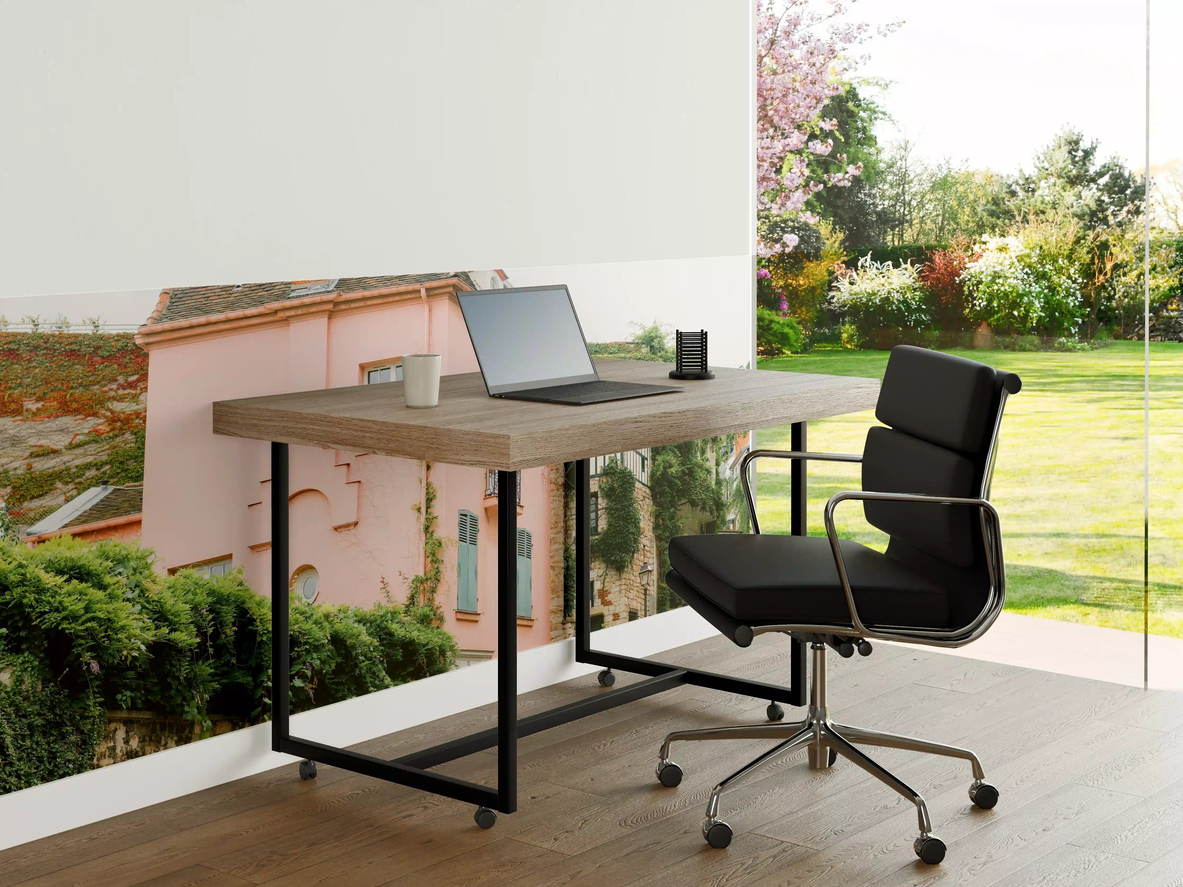 Büro Wandgestaltung - Montmartre Rosa Haus Fotografie