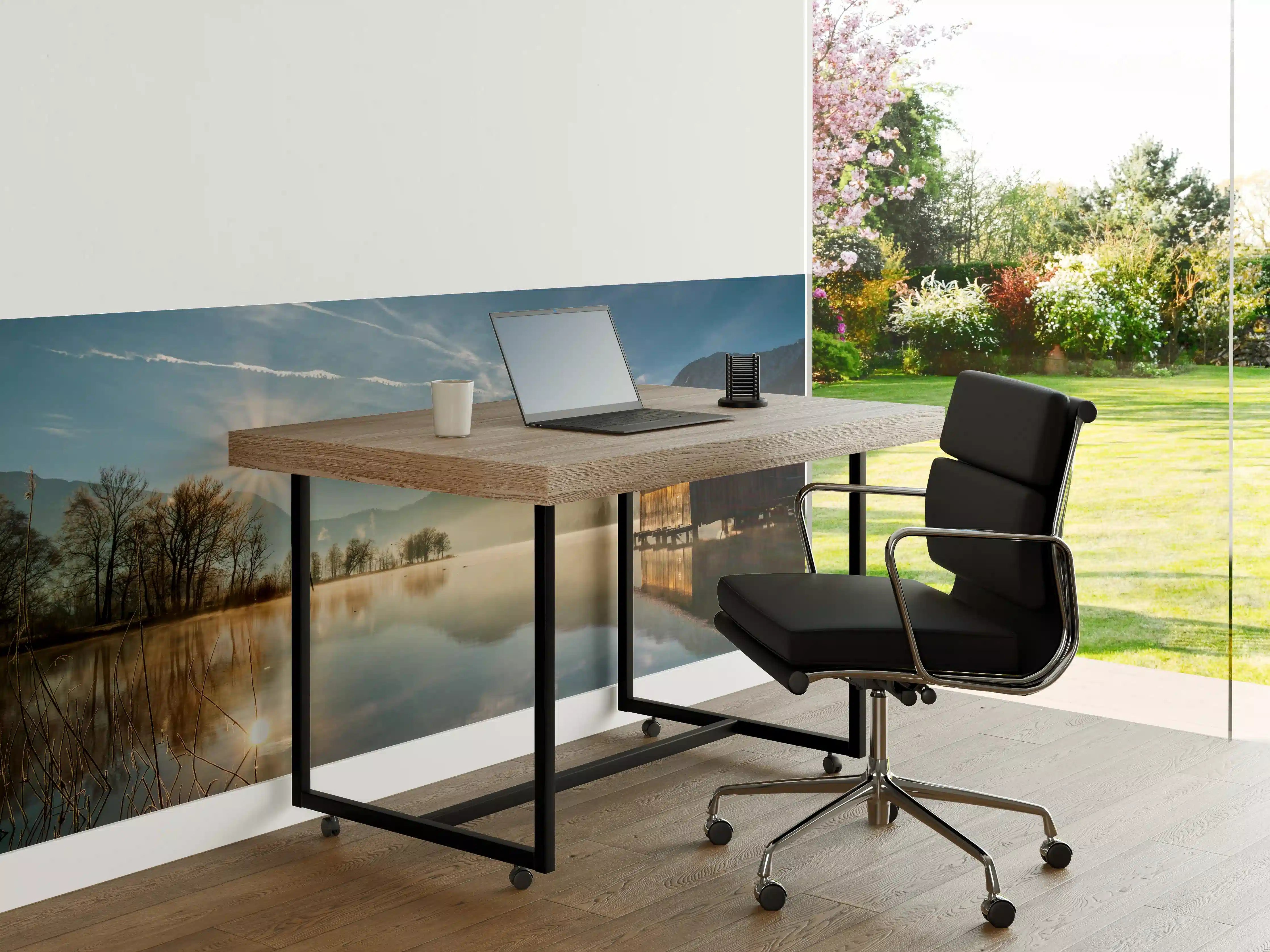 Büro Wandgestaltung - Morgensonnenblick über Bayerischen Kochelsee