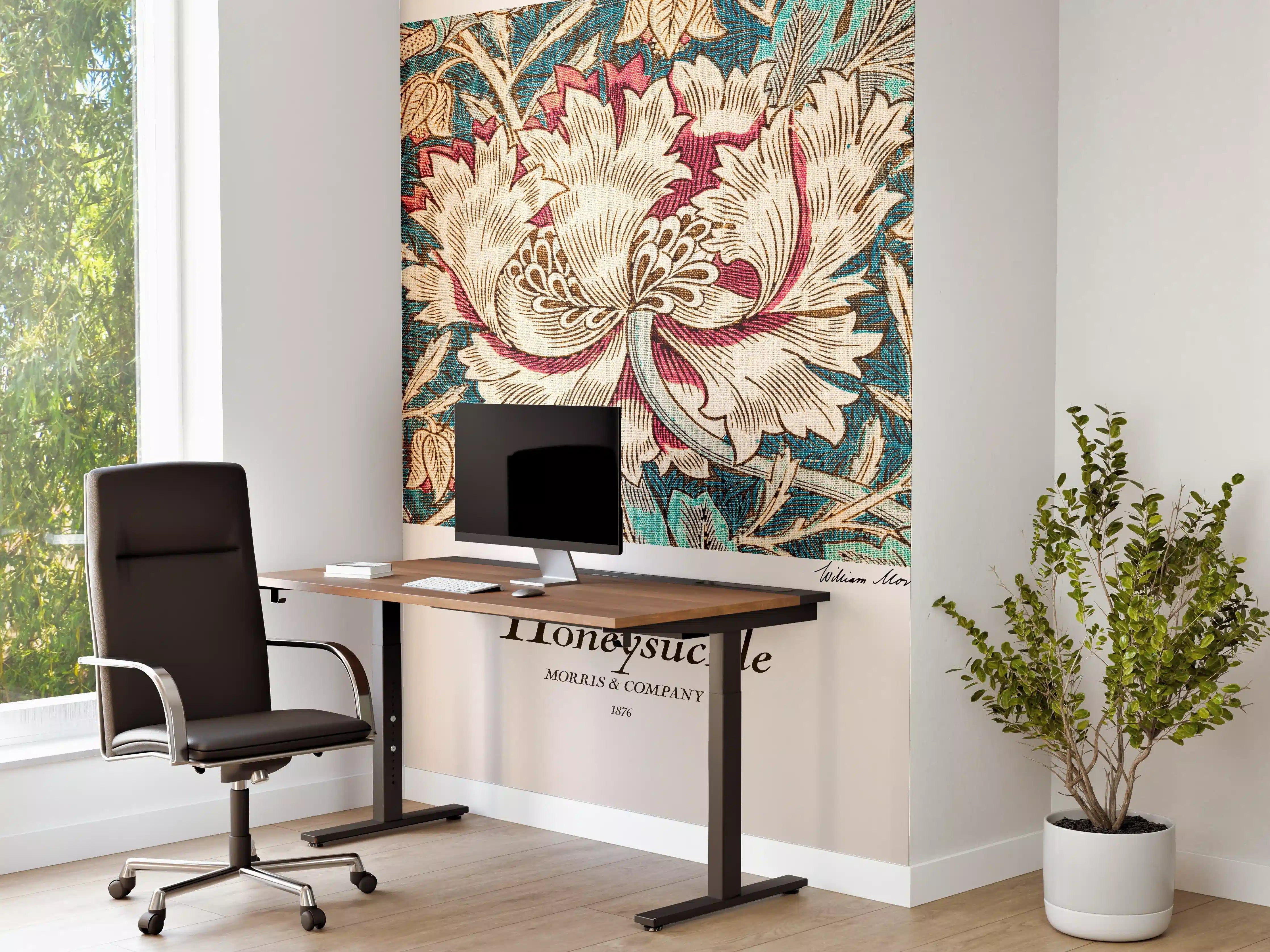 Büro Wandgestaltung - Mosaik Gemälde "Honeysuckle"