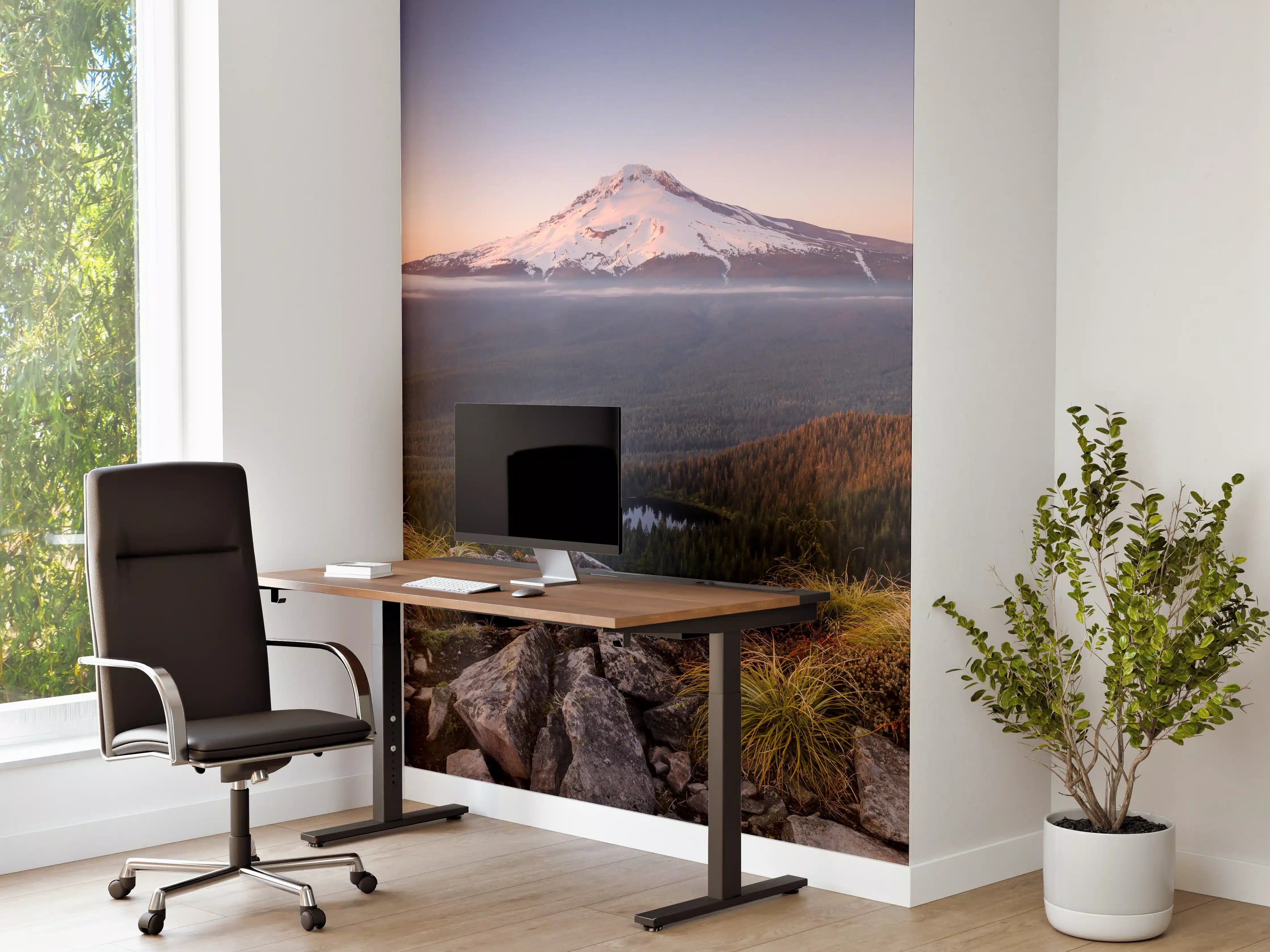 Büro Wandgestaltung - Mount Hood Winterdämmerung