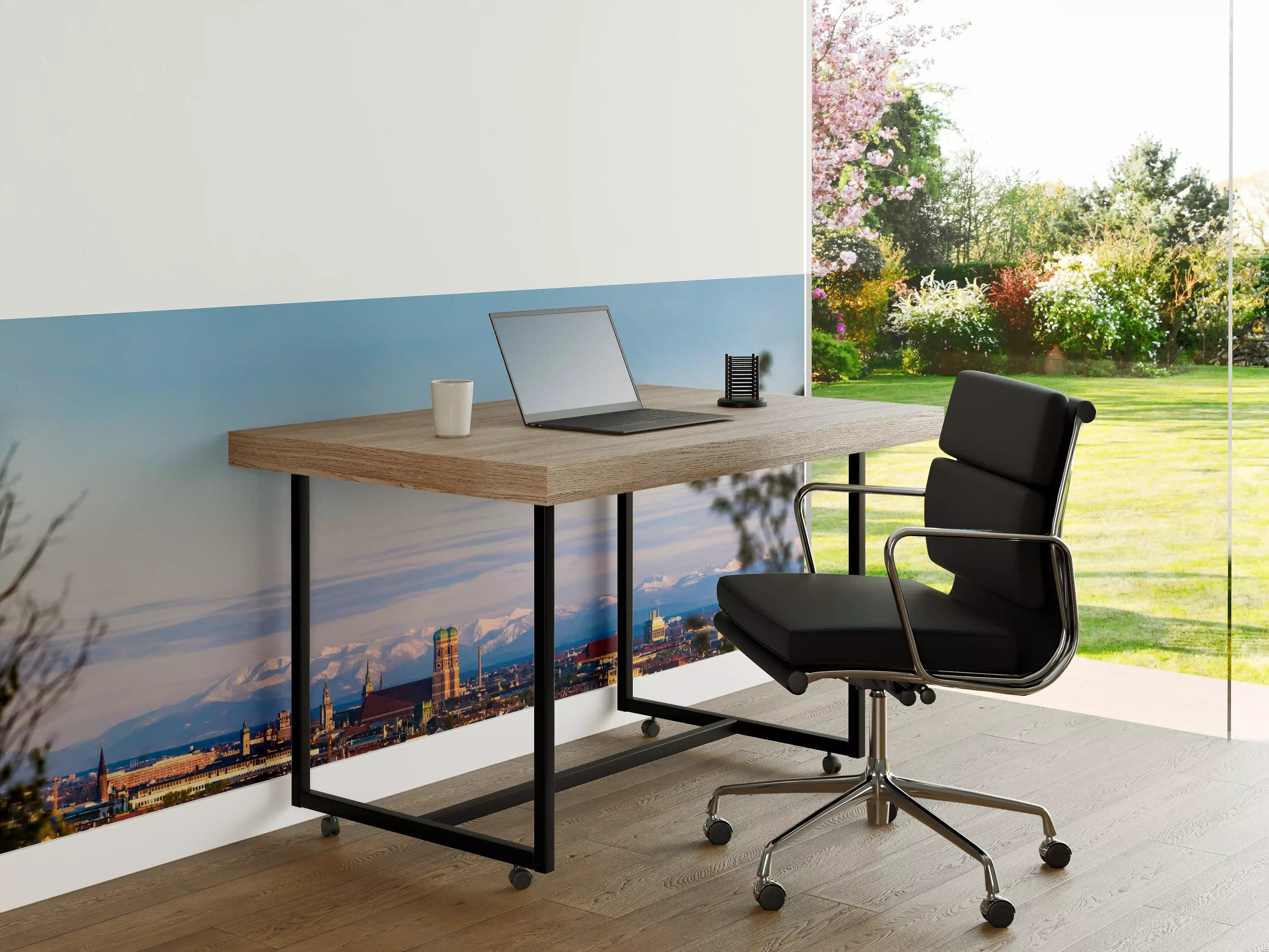 Büro Wandgestaltung - München Alpen Panorama