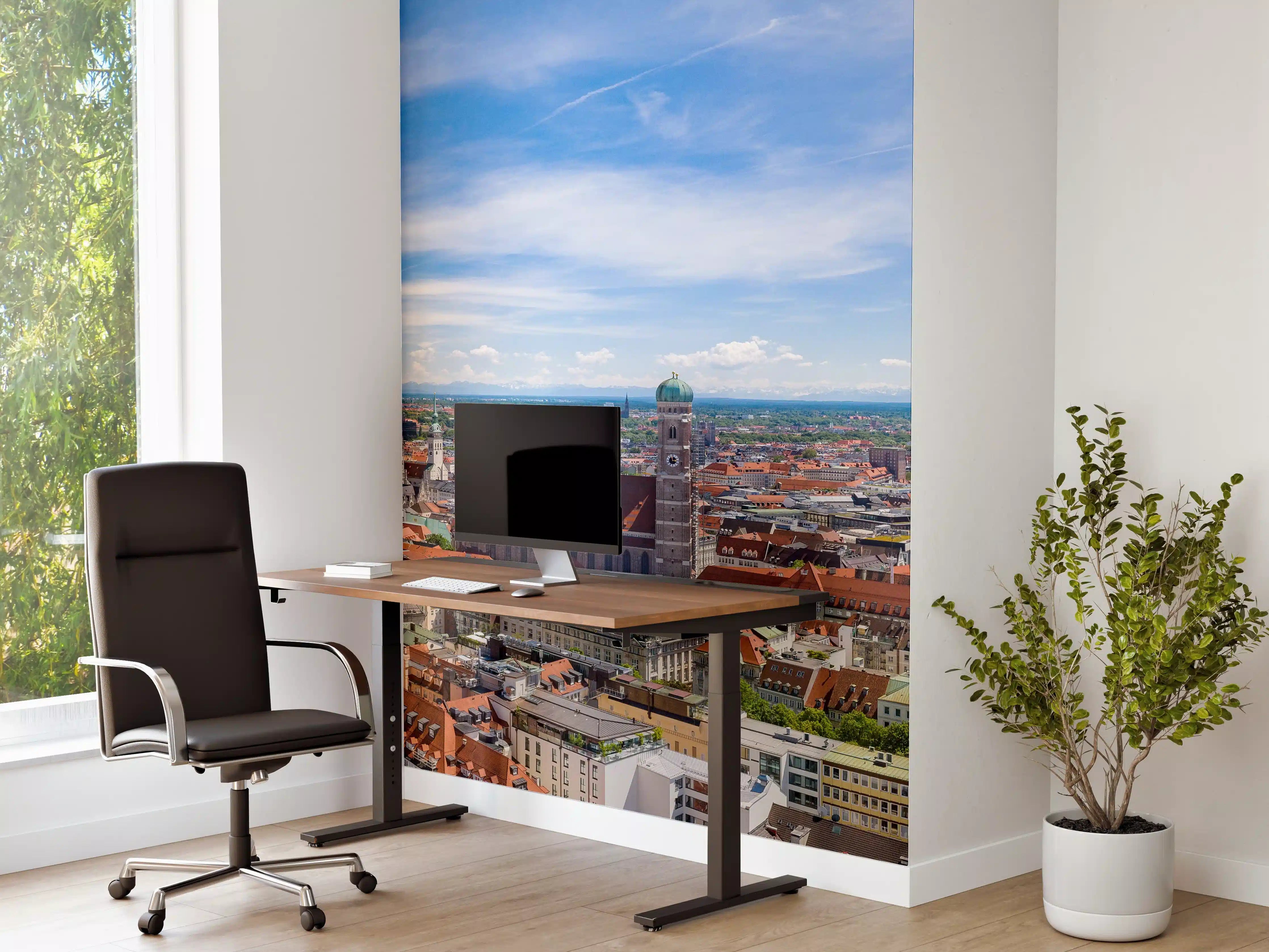 Büro Wandgestaltung - München Panorama