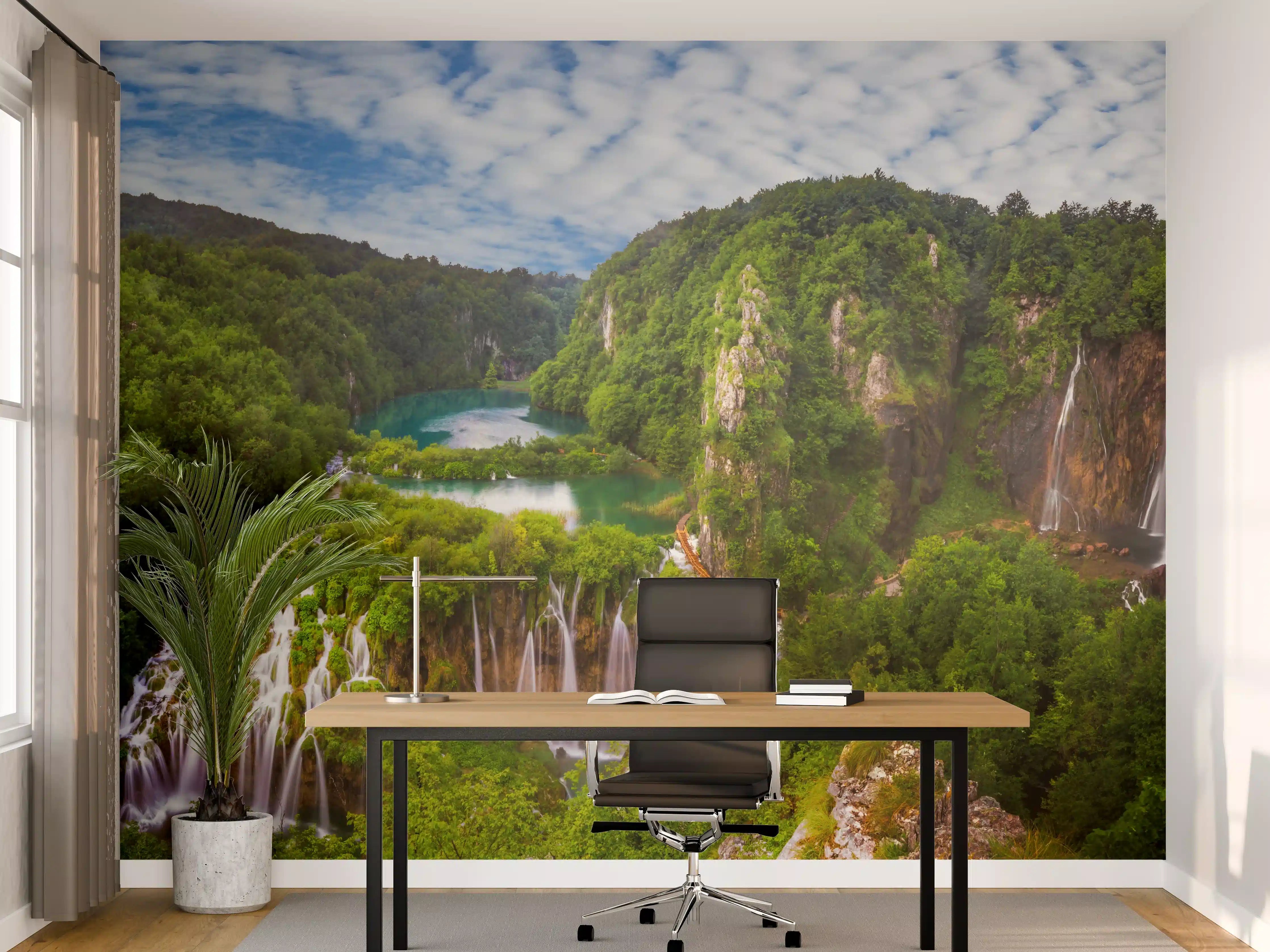 Büro Wandgestaltung - Multi-Wasserfall - Landschaft