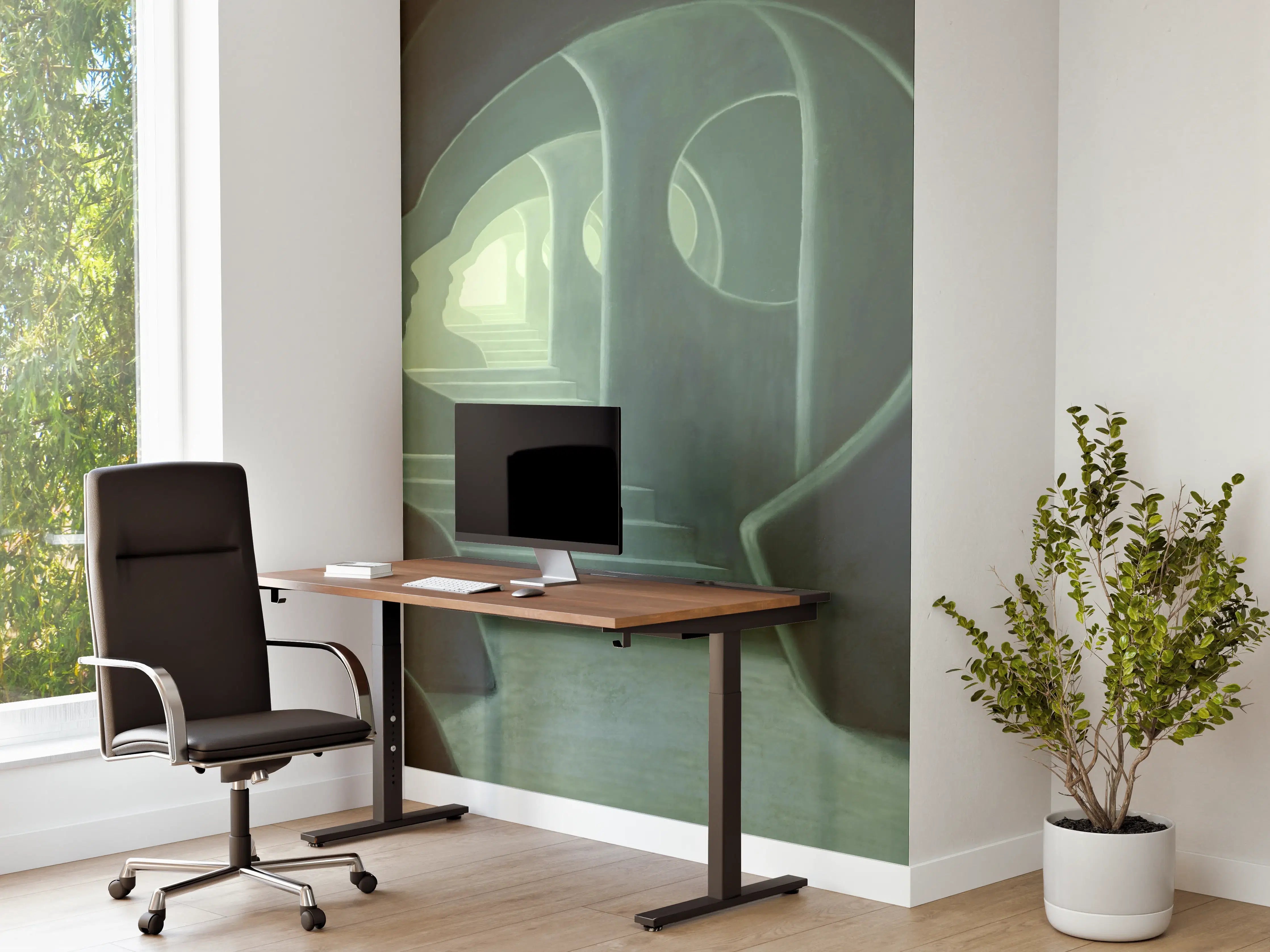 Büro Wandgestaltung - Mysteriöses Türrahmen