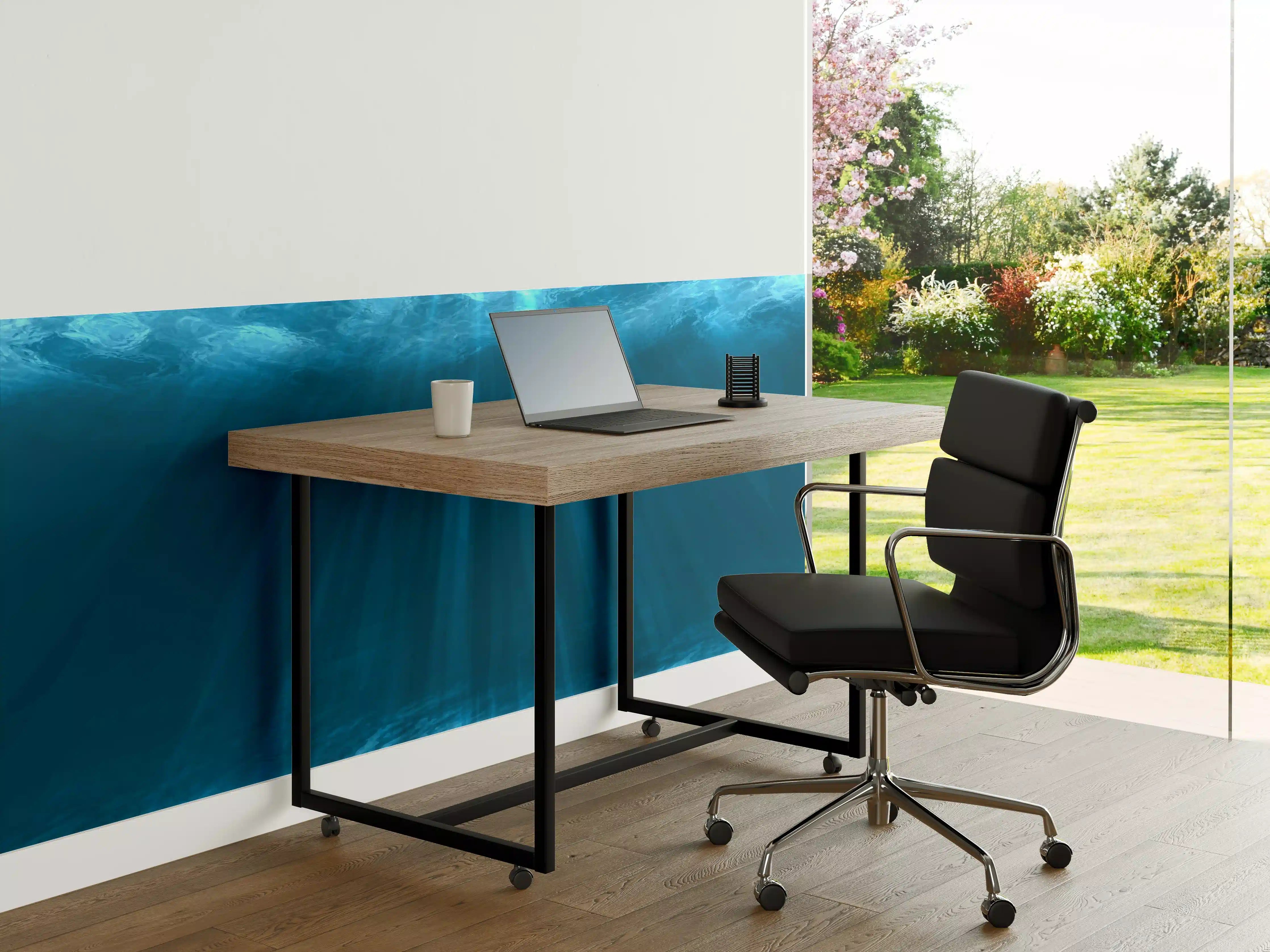 Büro Wandgestaltung - Mystische Unterwasserwelt Blau