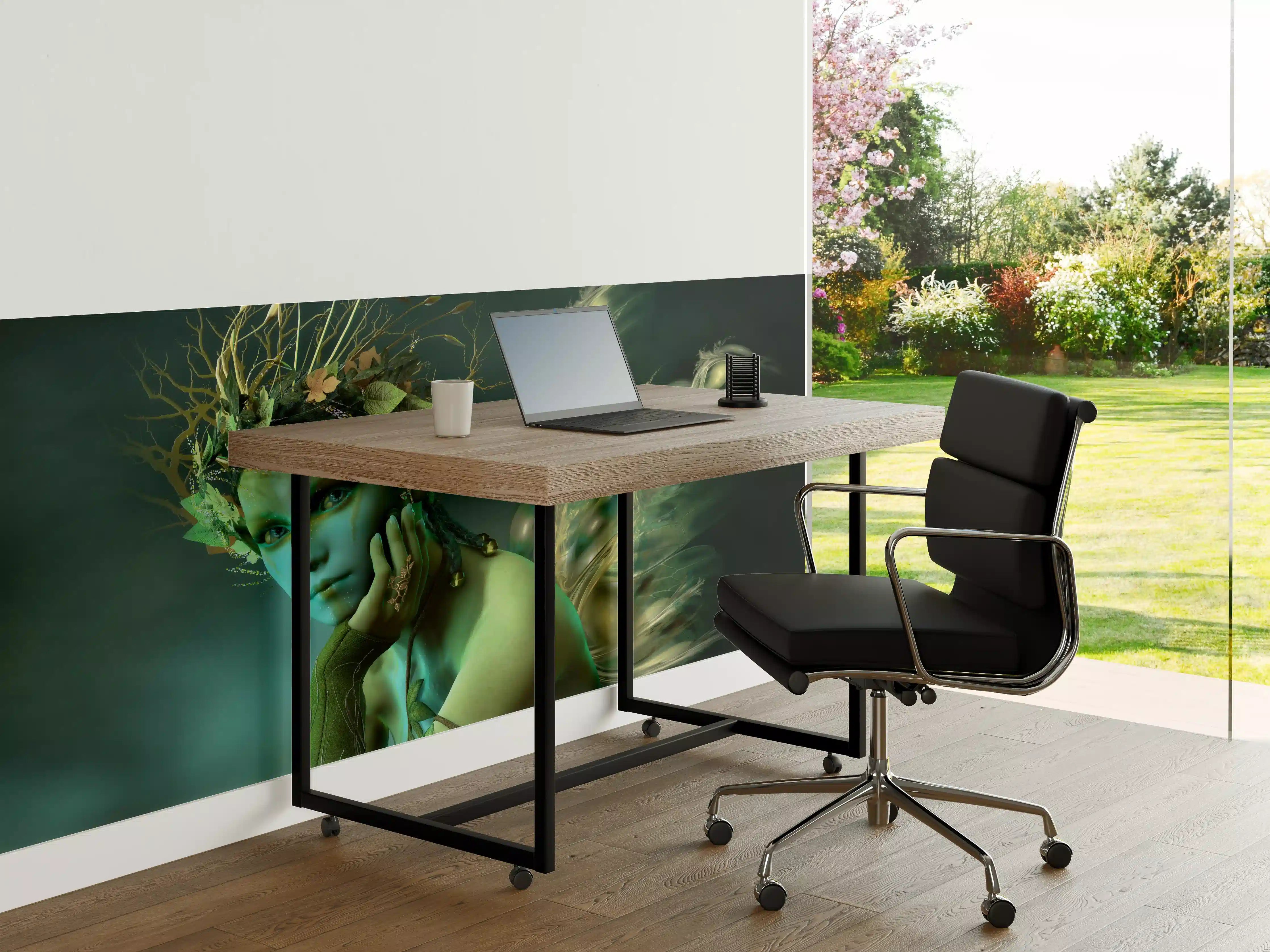 Büro Wandgestaltung - Mystischer Waldsylphen-Zauber